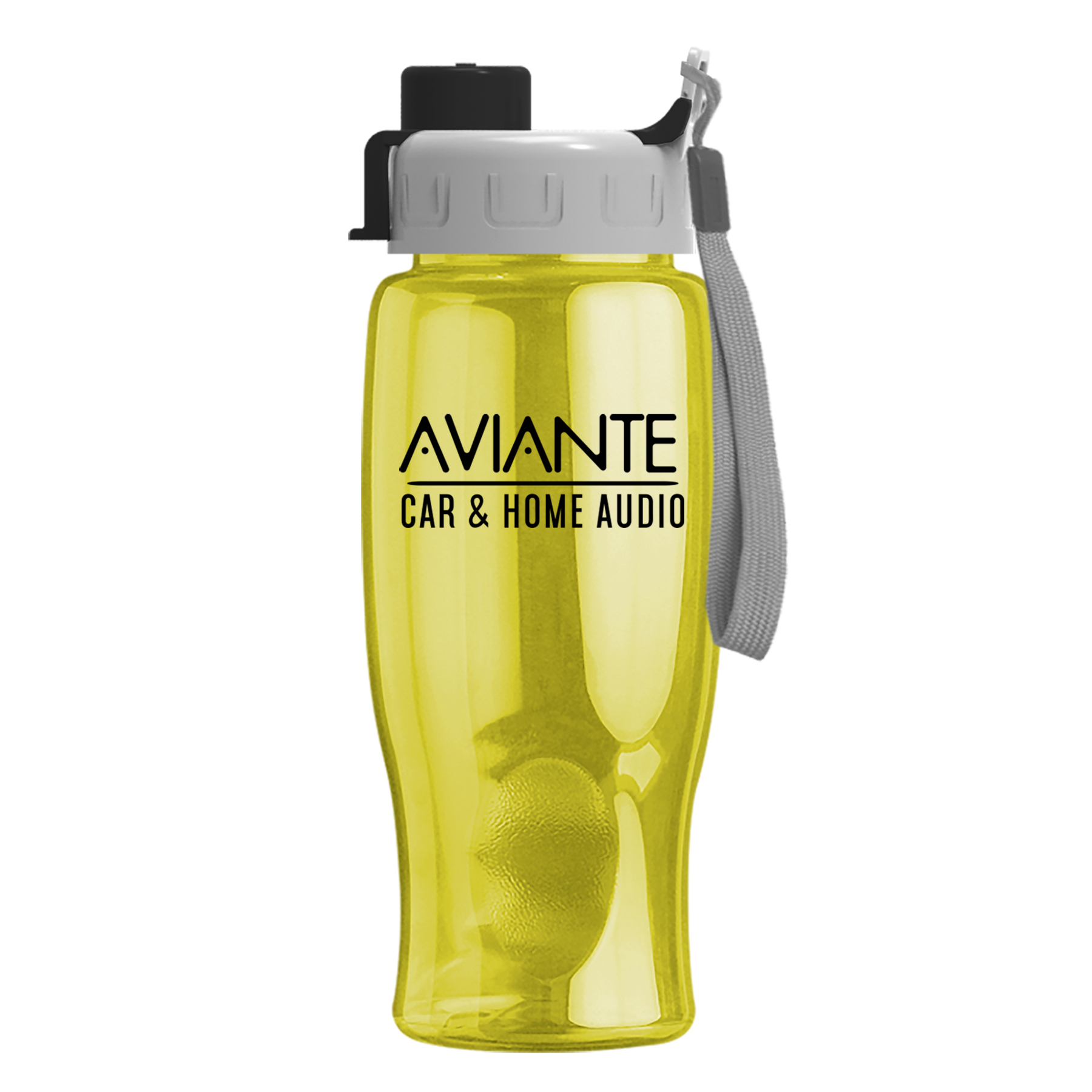 Poly-pure - 27 oz. Transparent Bottle with Quick Snap 2