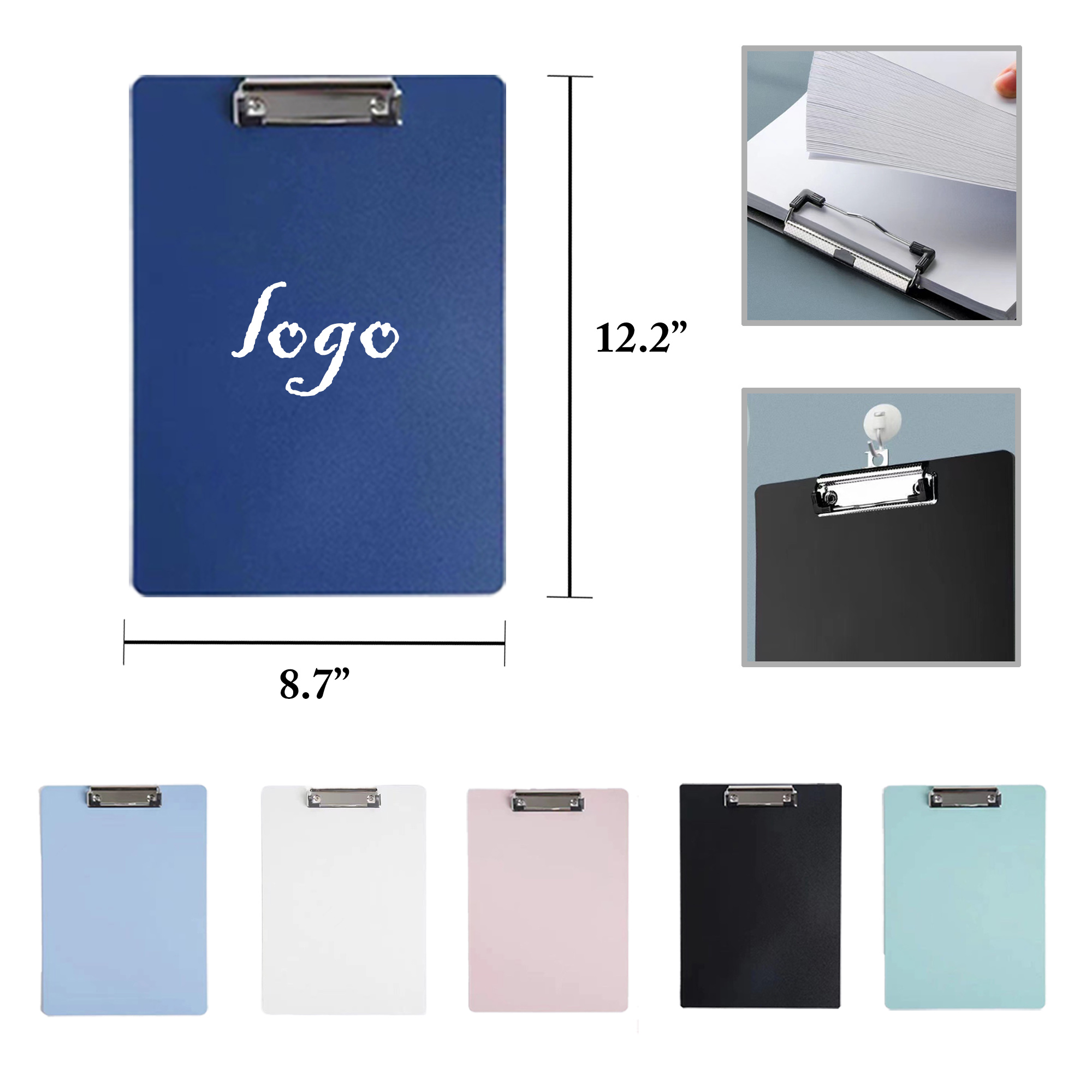 MOQ50 Wall Mount A4 Clipboards Pack of 50 8