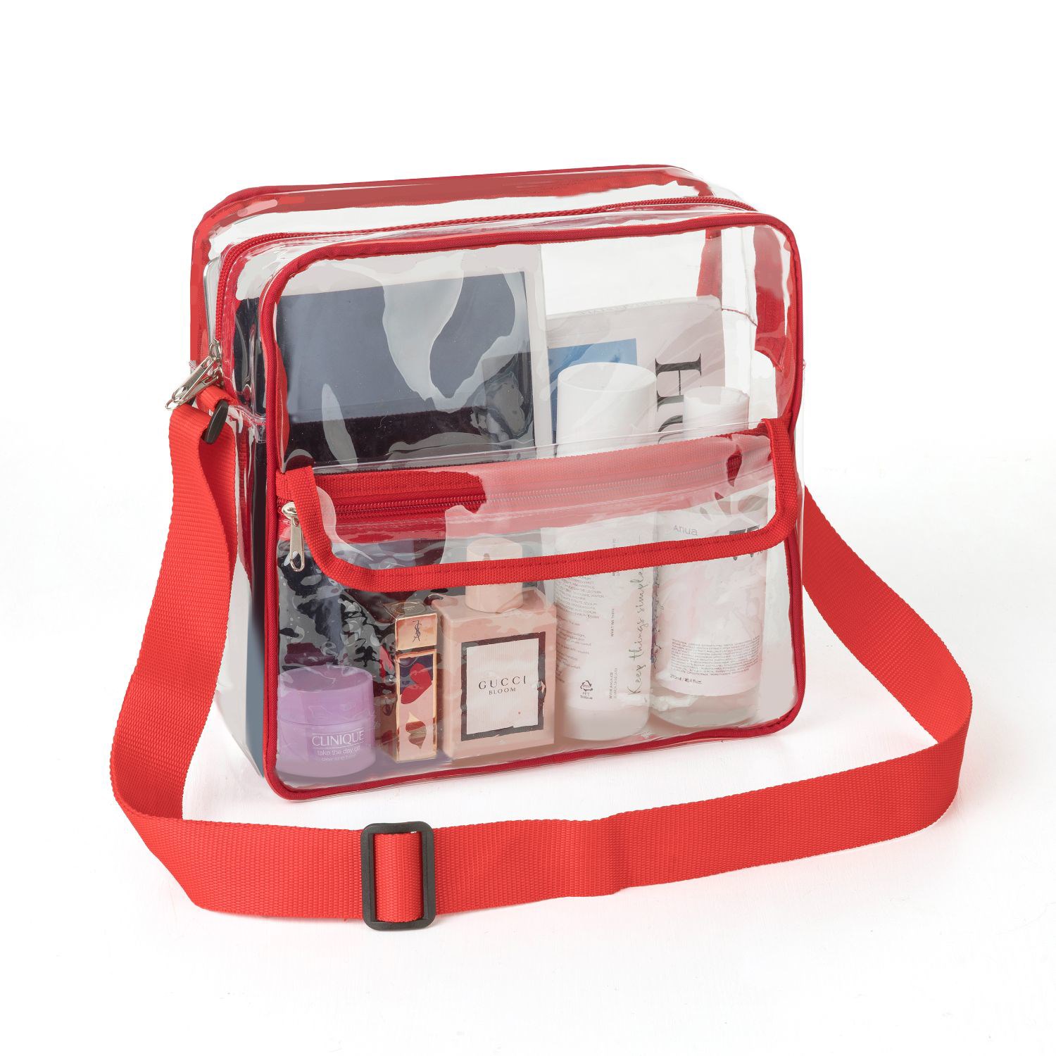 Fashion Clear Purse Handbag PVC Transparent Crossbody Bag 4