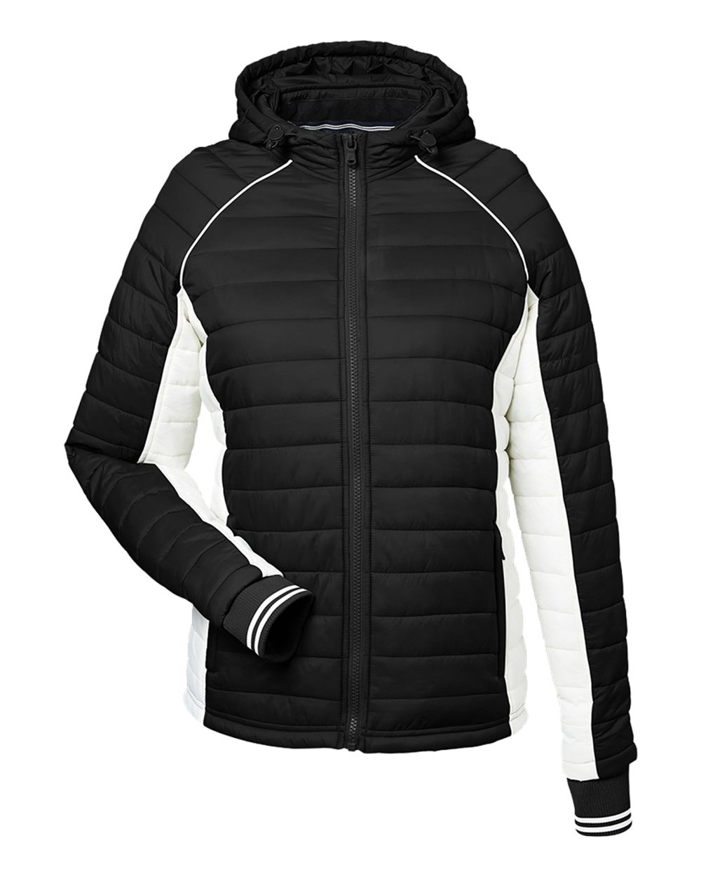 Women's Nautical Mile Hooded Puffer Jacket - N17187 3