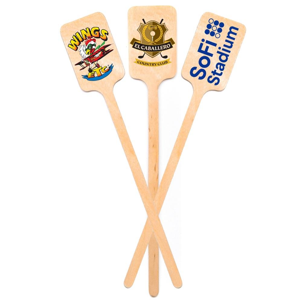 6.25 inch Custom Skewers - Rectangle Top - Color Printing 7