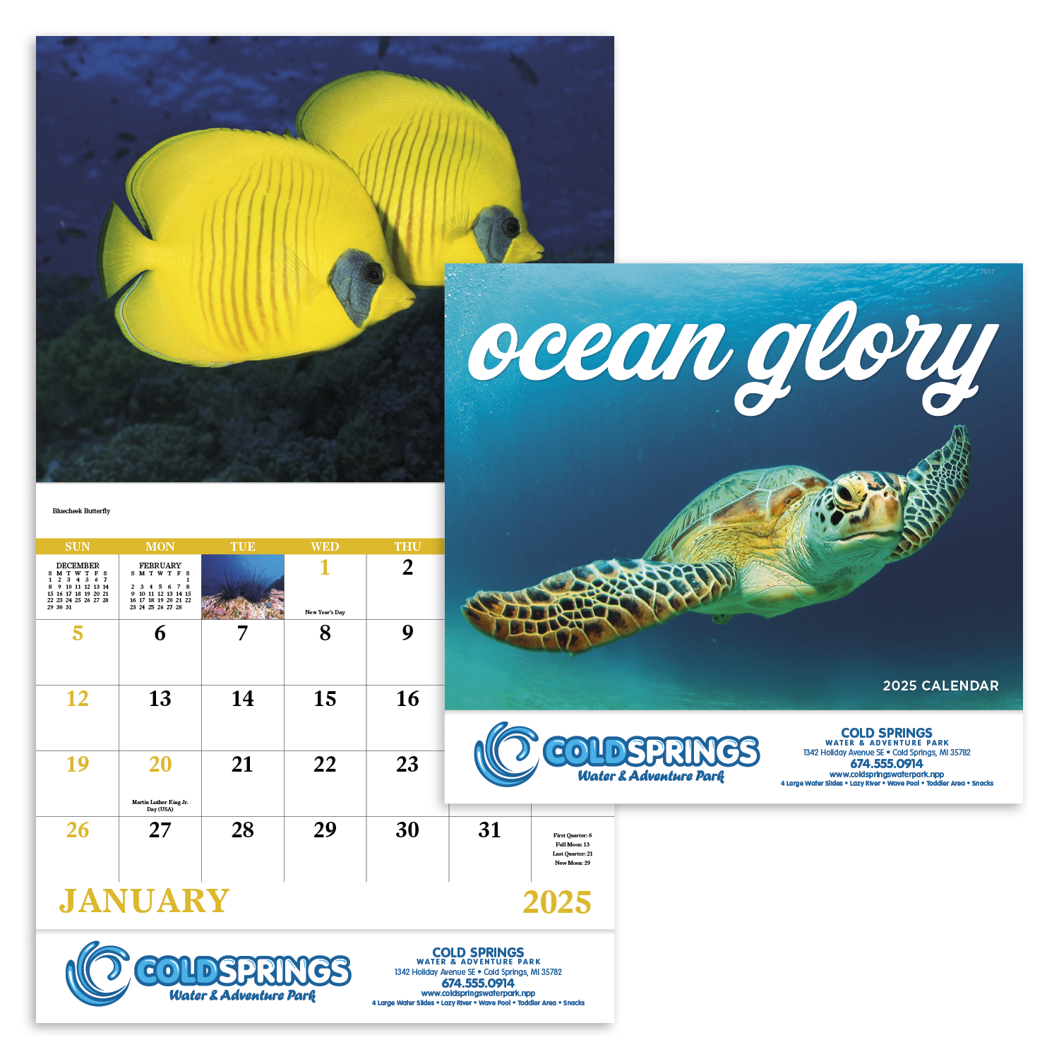 Good Value™ Ocean Glory - Stapled Calendar 9