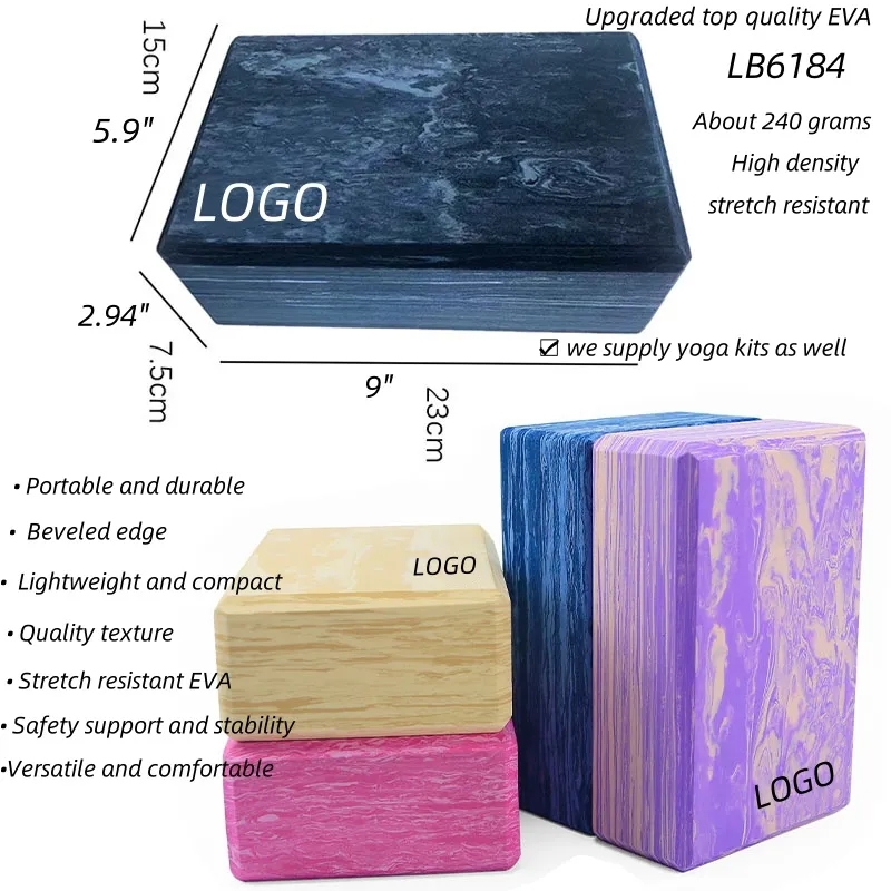 240 Grams Upgraded High Density Yoga Block Pilates Prop 3