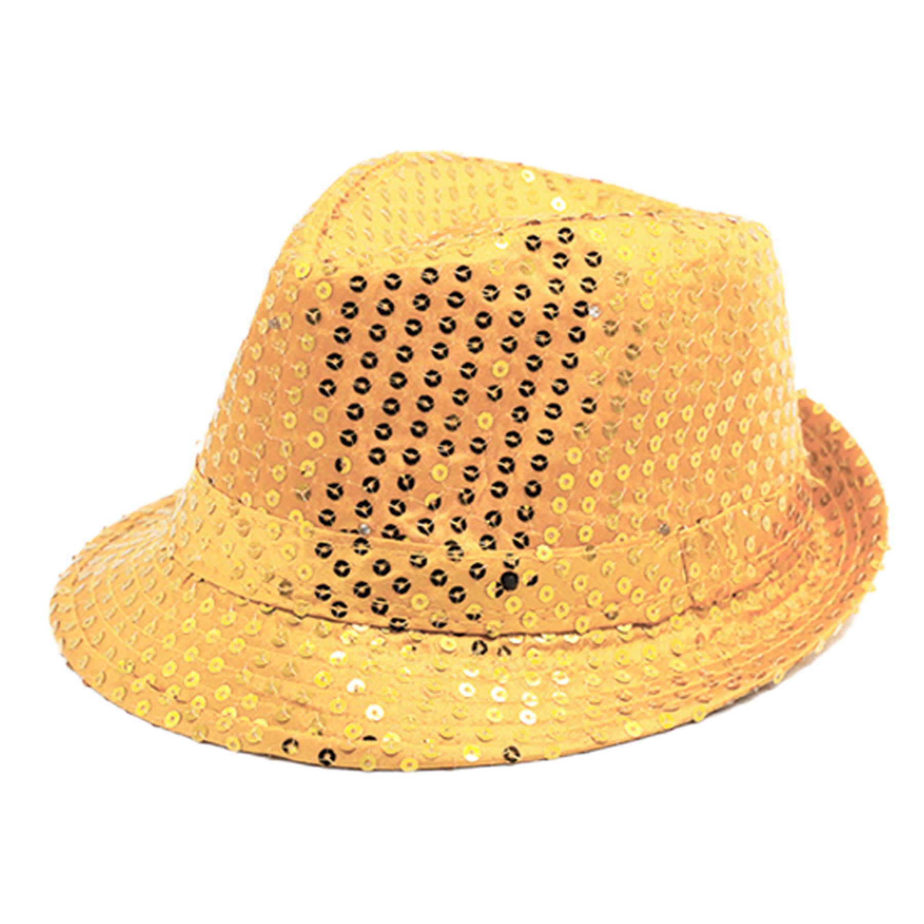 Sequined Glowing Fedora Hat 2