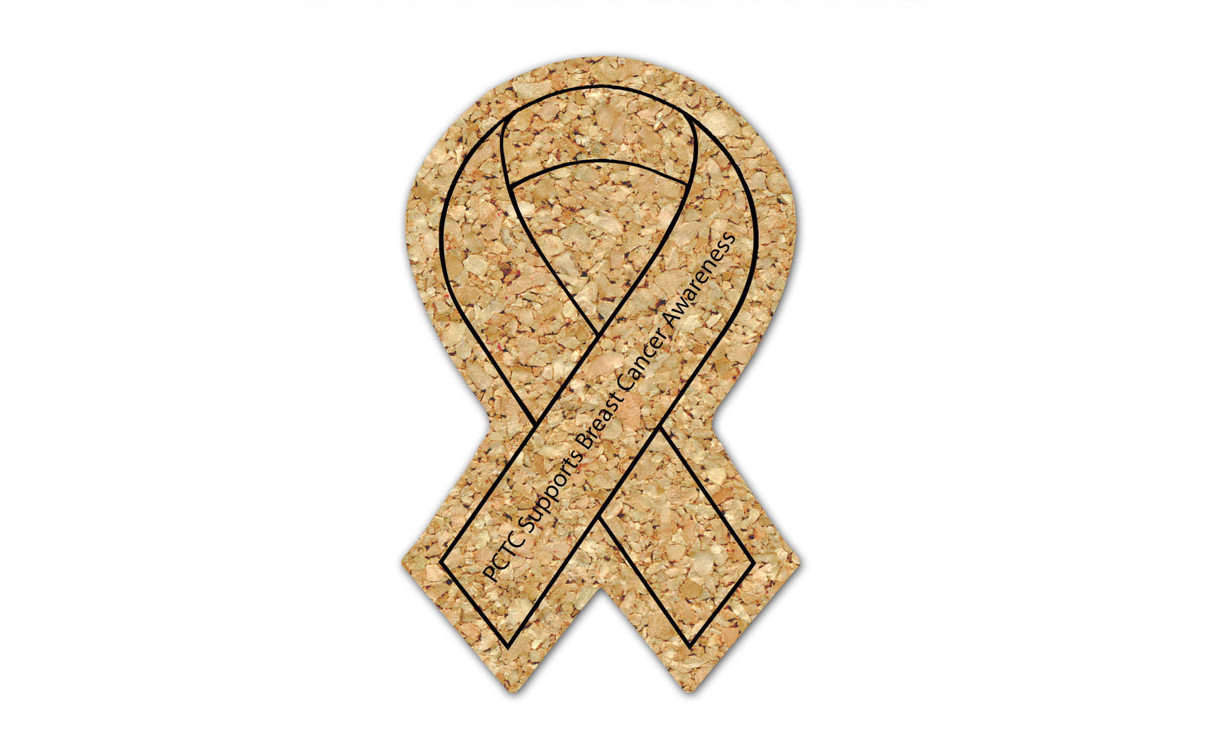 Ribbon Cork Coaster 5RB 3