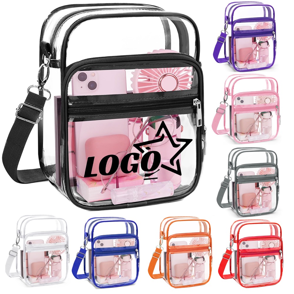 Clear PVC Crossbody Bag 2
