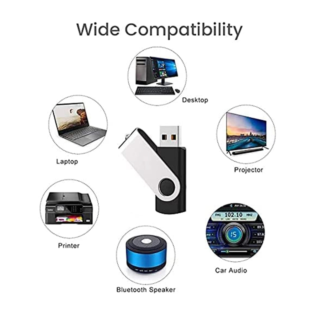8G Bulk Flash Drives Thumb Drive USB U Disk 3