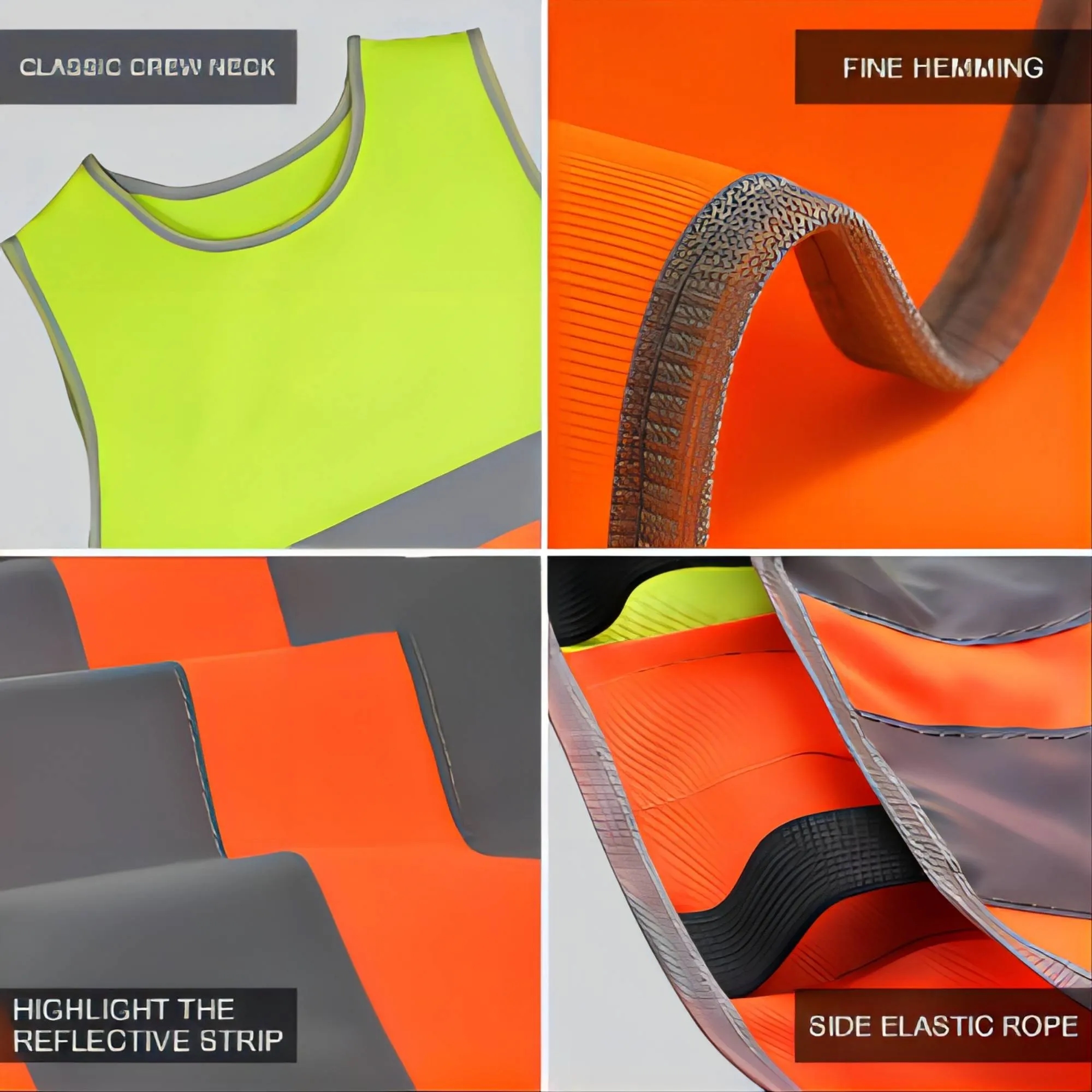 Kids Safety Visibility Reflective Vest MOQ100 4