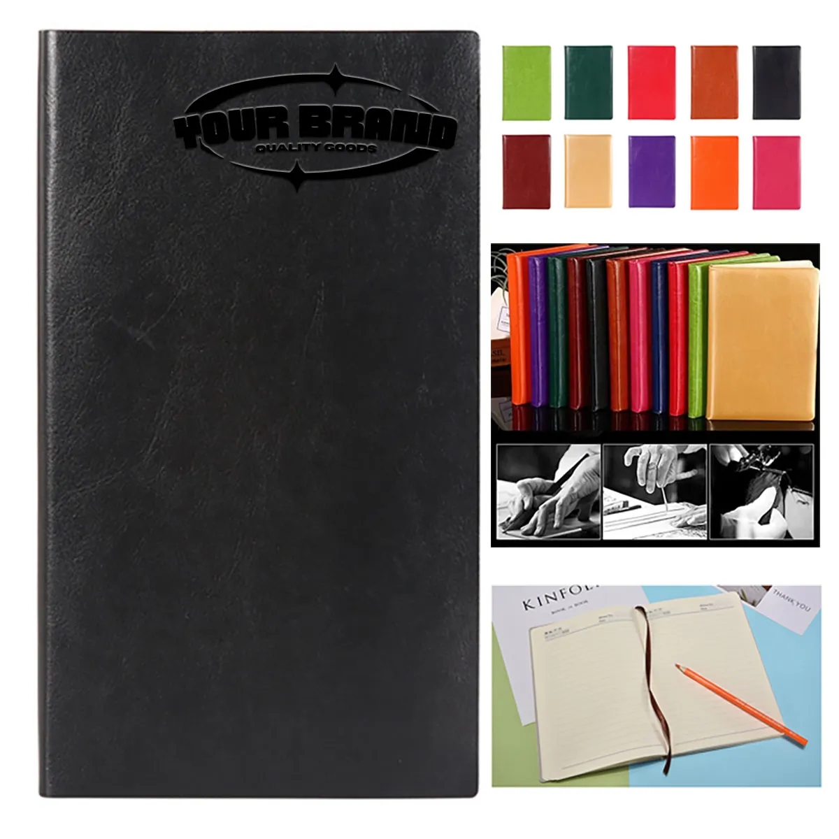 PU Leather A6 Notebook Personalized Work Efficiency Journal 1