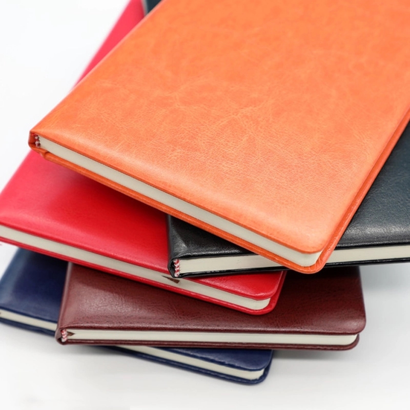 Customized A5 Thick PU Leather Cover Journal Notebook 6