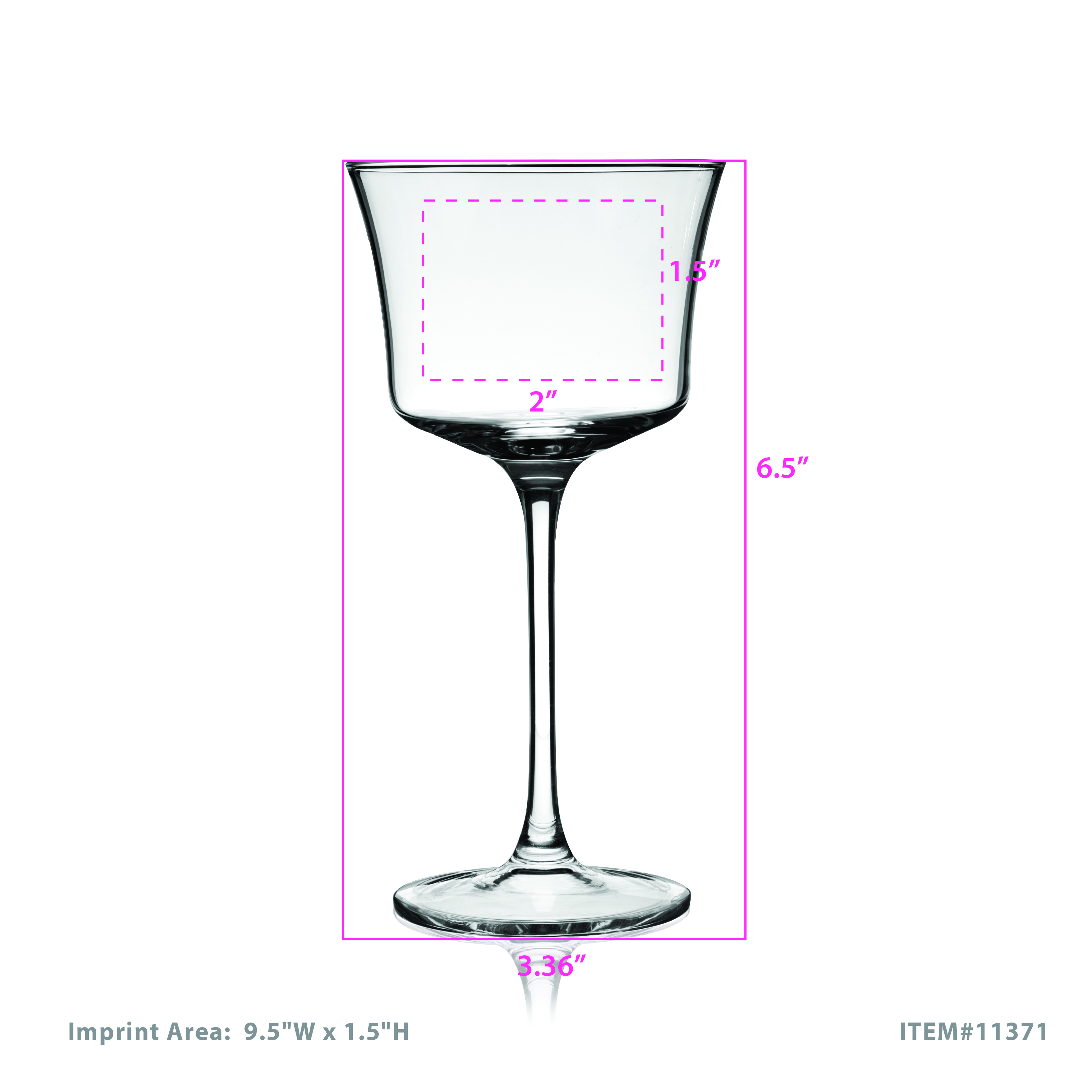 Viski® Crystal Sour Glass, set of 2 6