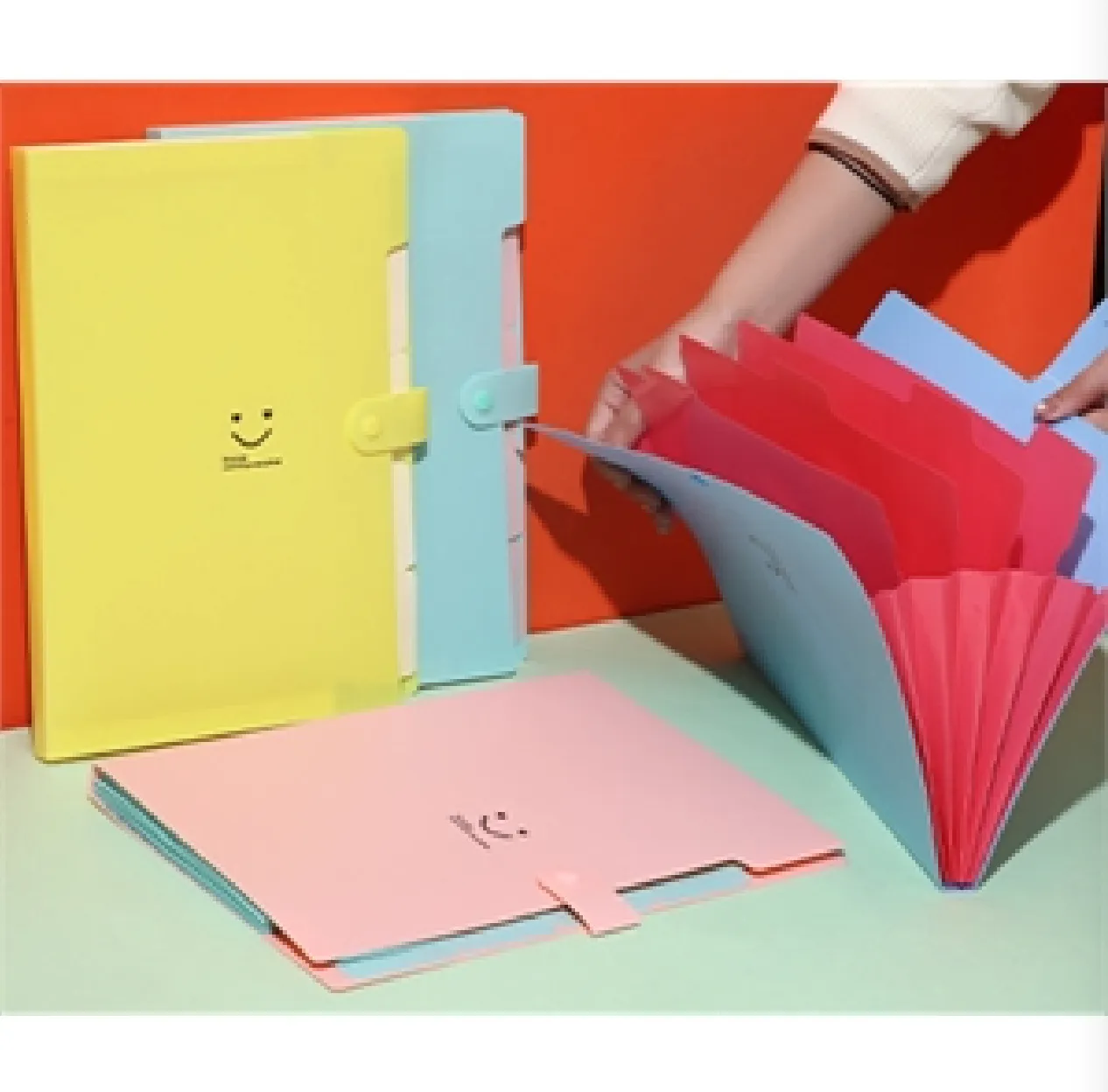 5-Pocket Colorful Drawer File Folder 2