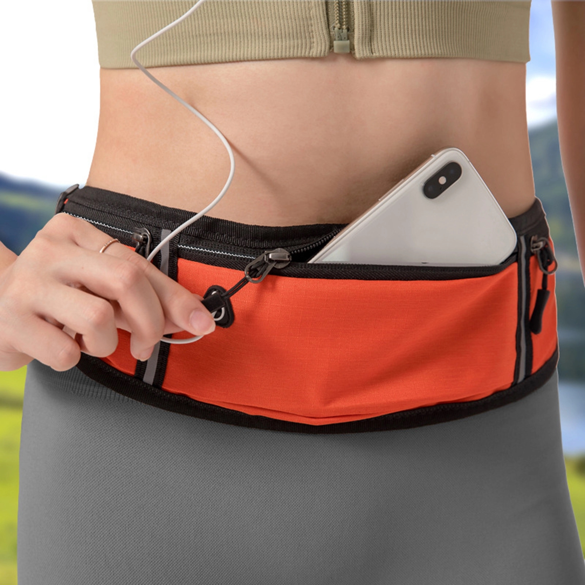 Waterproof running waist bag 3