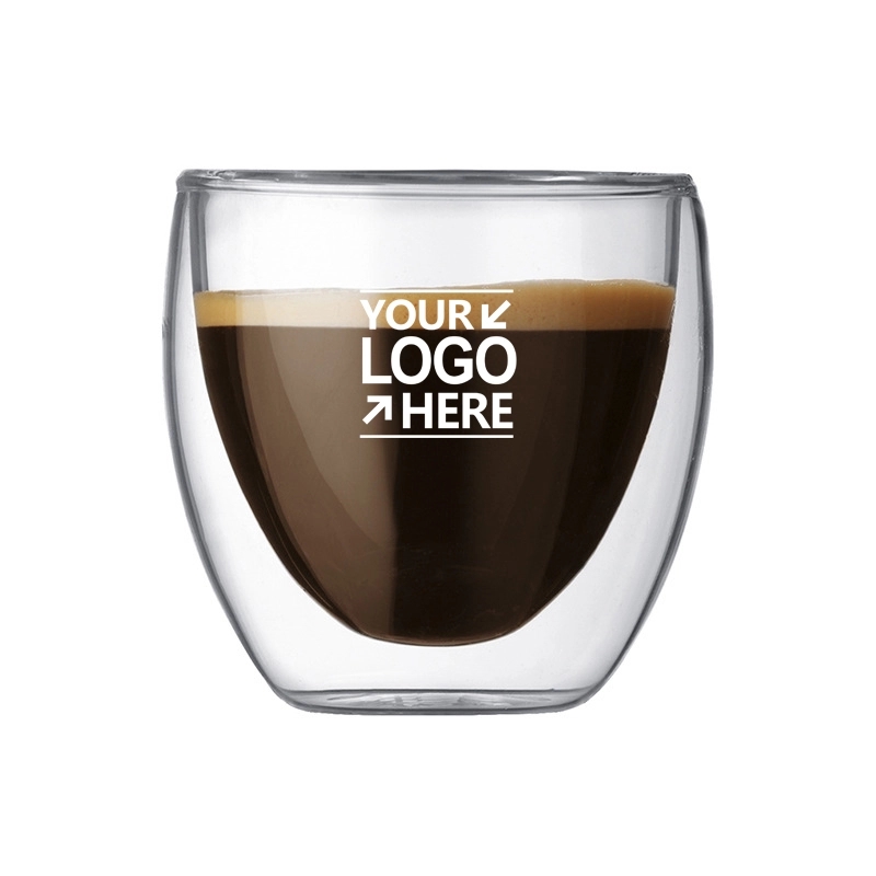 Double Wall Insulated Glass Coffee Cup 1