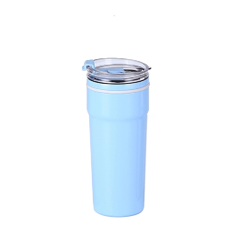 Custom 18 oz Stainless Steel Travel Coffee Mug With Straw 5