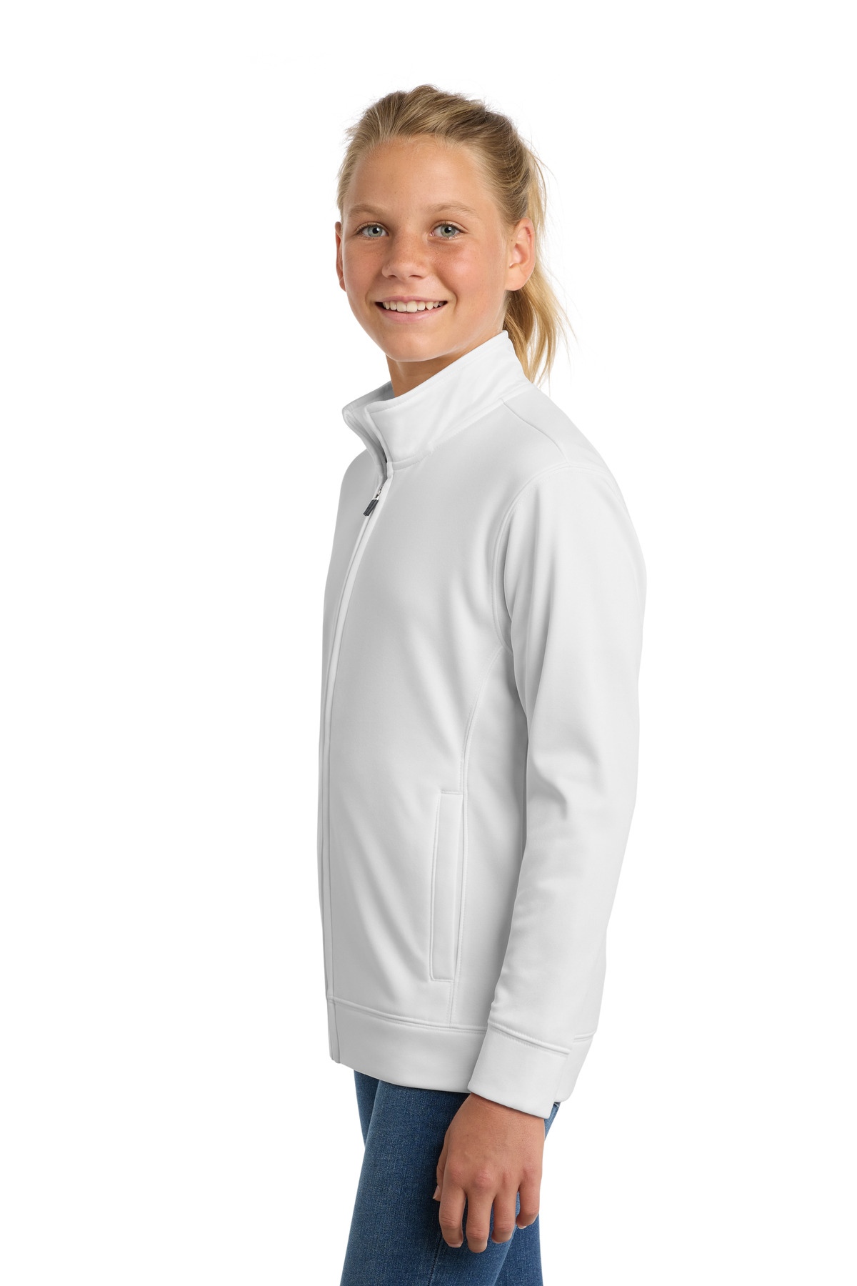 Sport-Tek® Youth Sport-Wick® Fleece Full-Zip Jacket 6