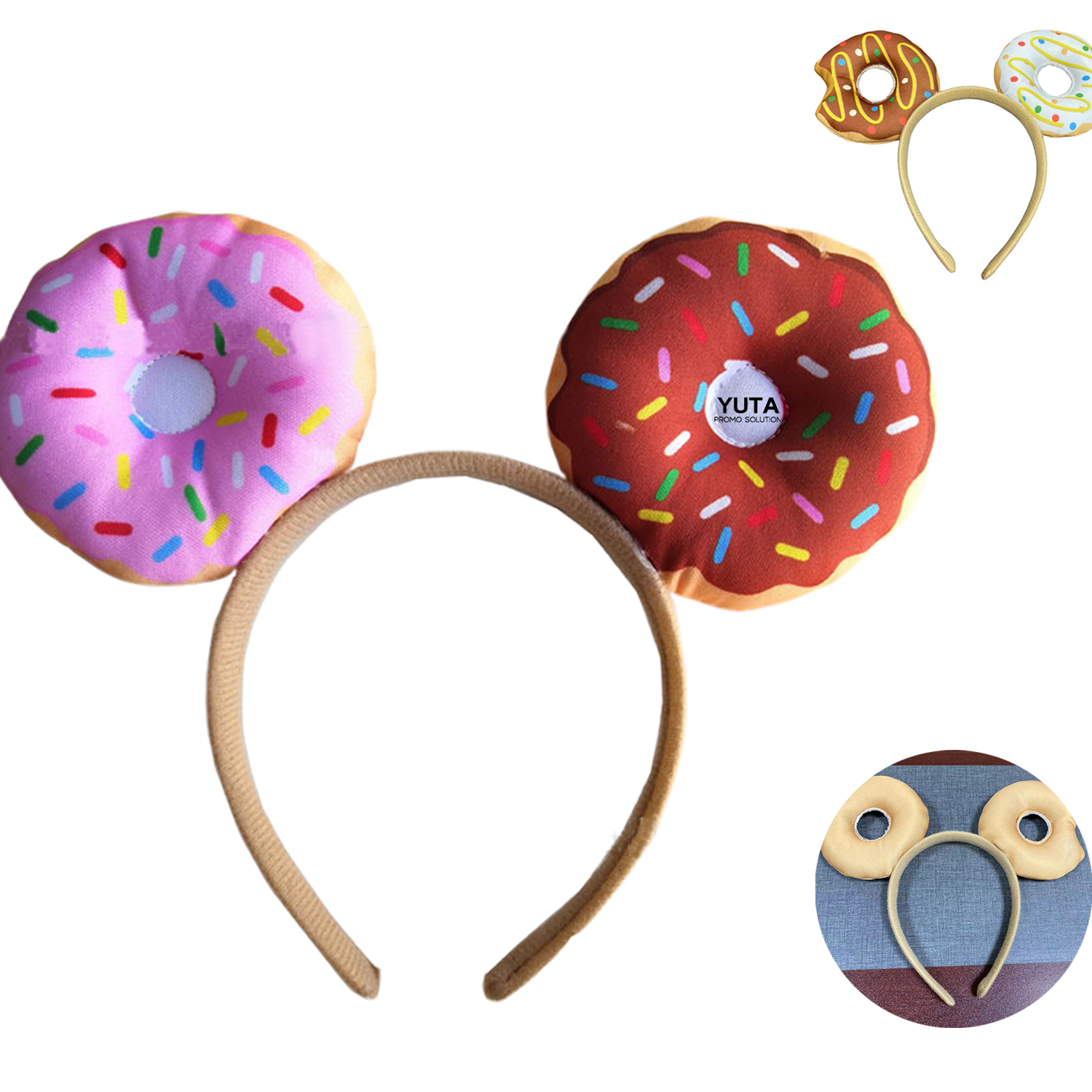 Kids Cartoon Donut Headband 1