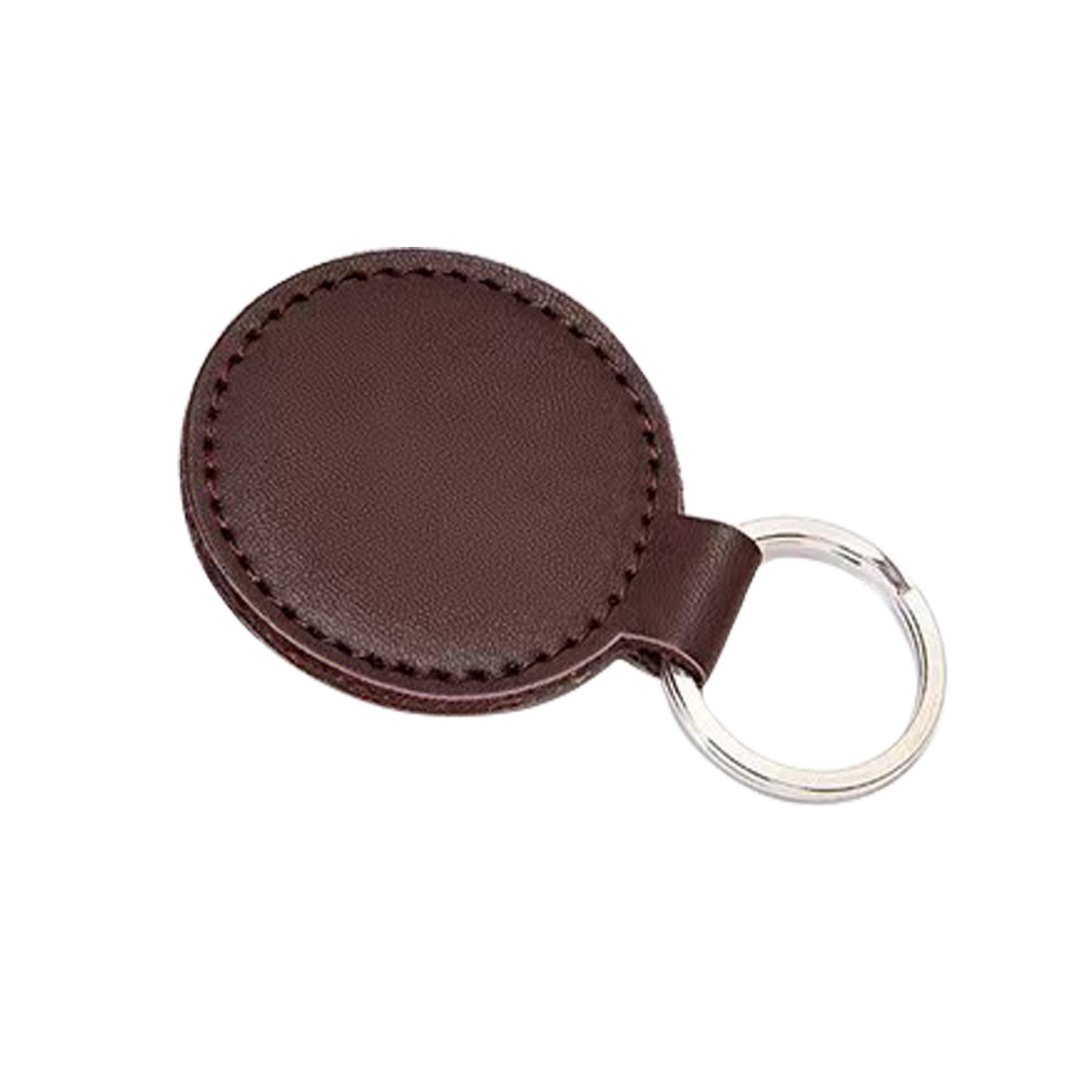 Simulated Leather Circular Key Chain 6