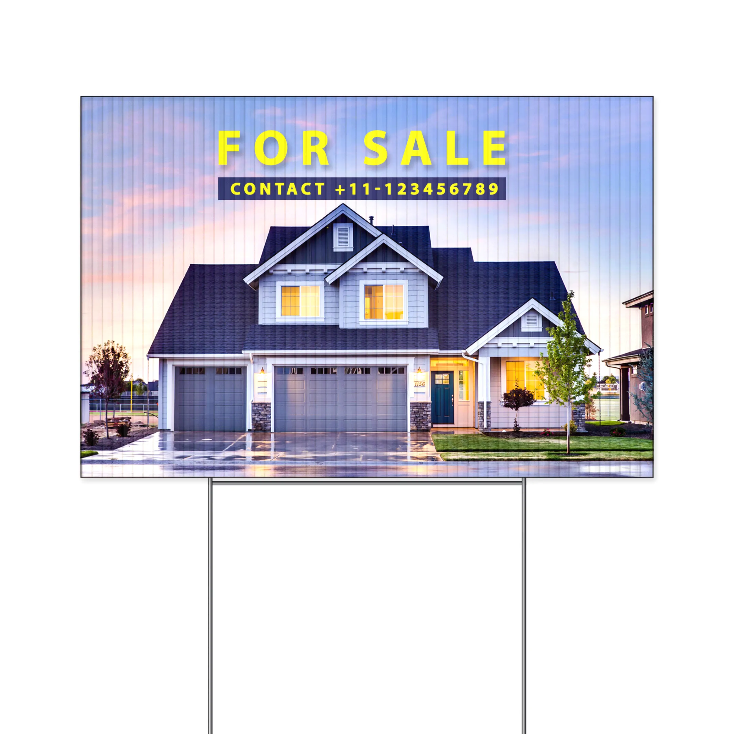 12" x 18" Full-Color Double-Sided Corrugated Yard Sign 2
