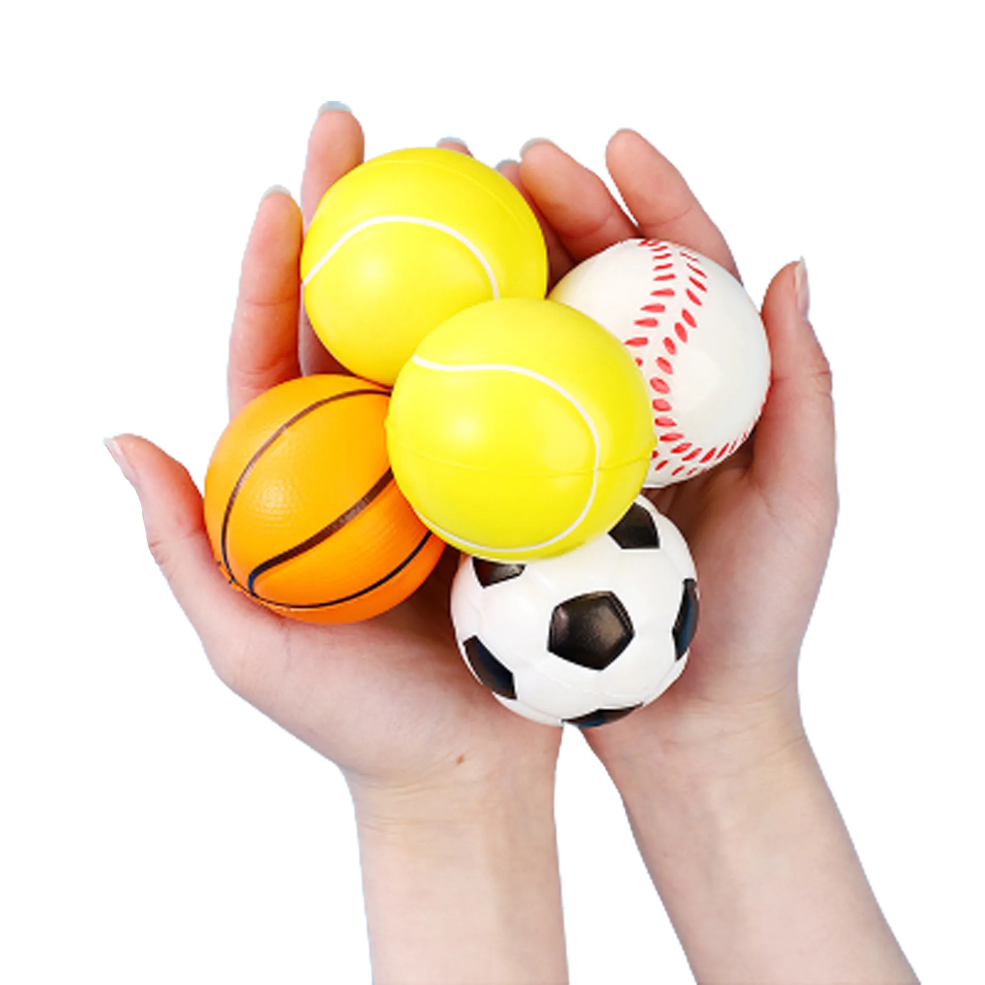 Ball Shaped PU Stress Reliever With Custom Logo 2