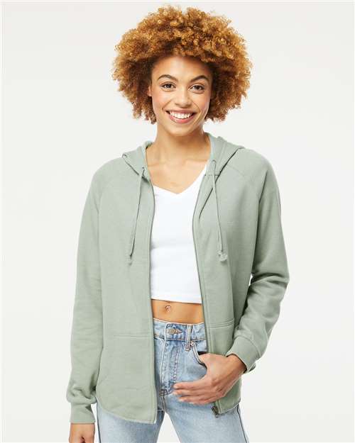 Women's California Wave Wash Full-Zip Hooded Sweatshirt - PRM2500Z 21