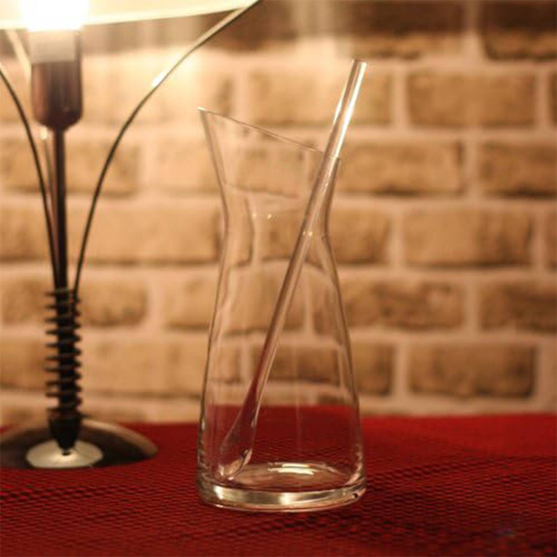 Eagle beaked glass cup with stirring rod 5