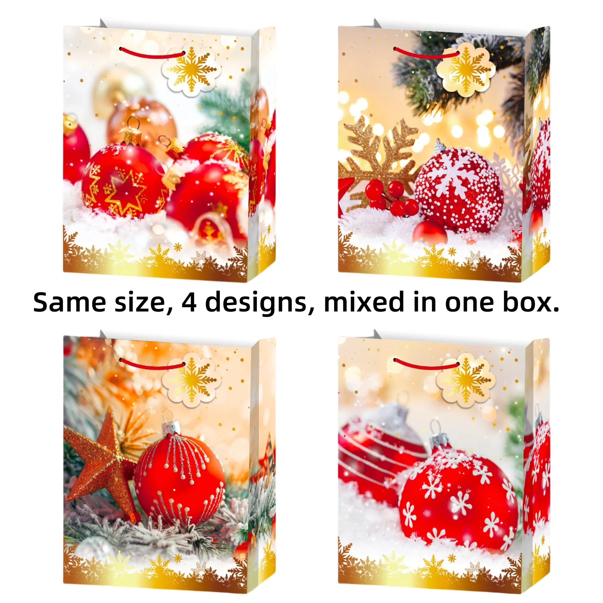 Festive Gift Carrier - Transparent Window For Giving " 6