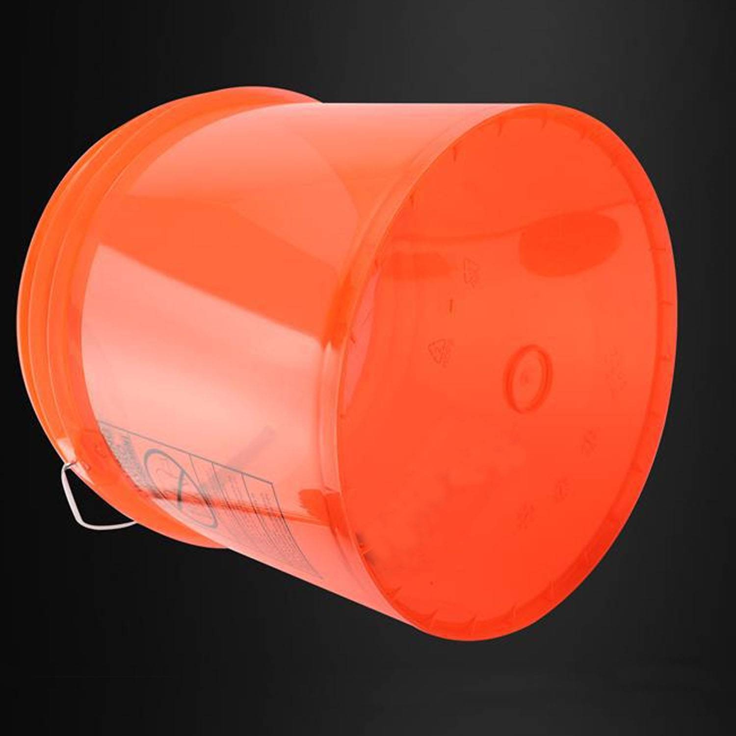 5 Gallon Thickened Transparent Plastic Car Wash Bucket 5