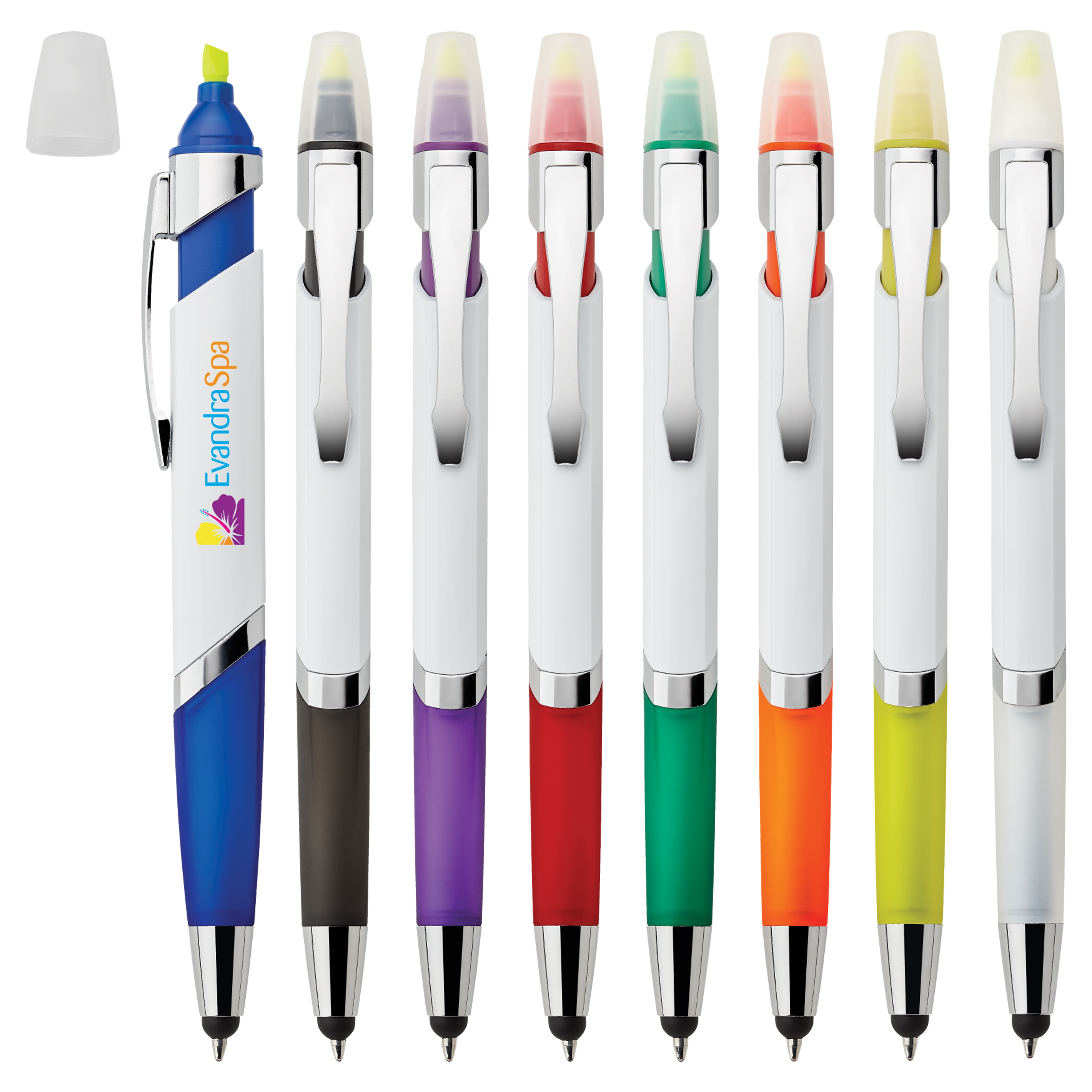 Cynthia 3-in-1 ballpoint pen/stylus/highlighter 30
