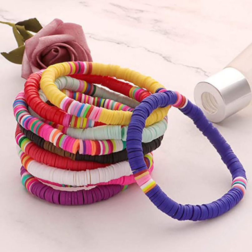 Beach Bohemia sweet 6mm soft clay bracelet 4