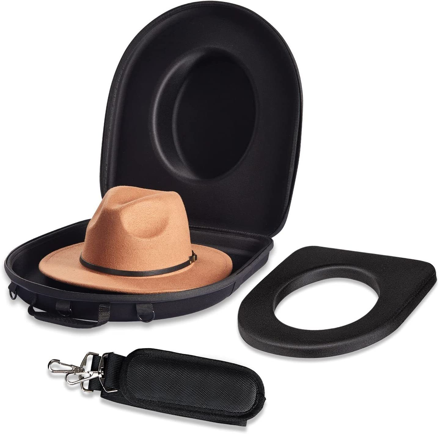 Hat Storage Bag Straps to Suitcase or Carried on Shoulders 11