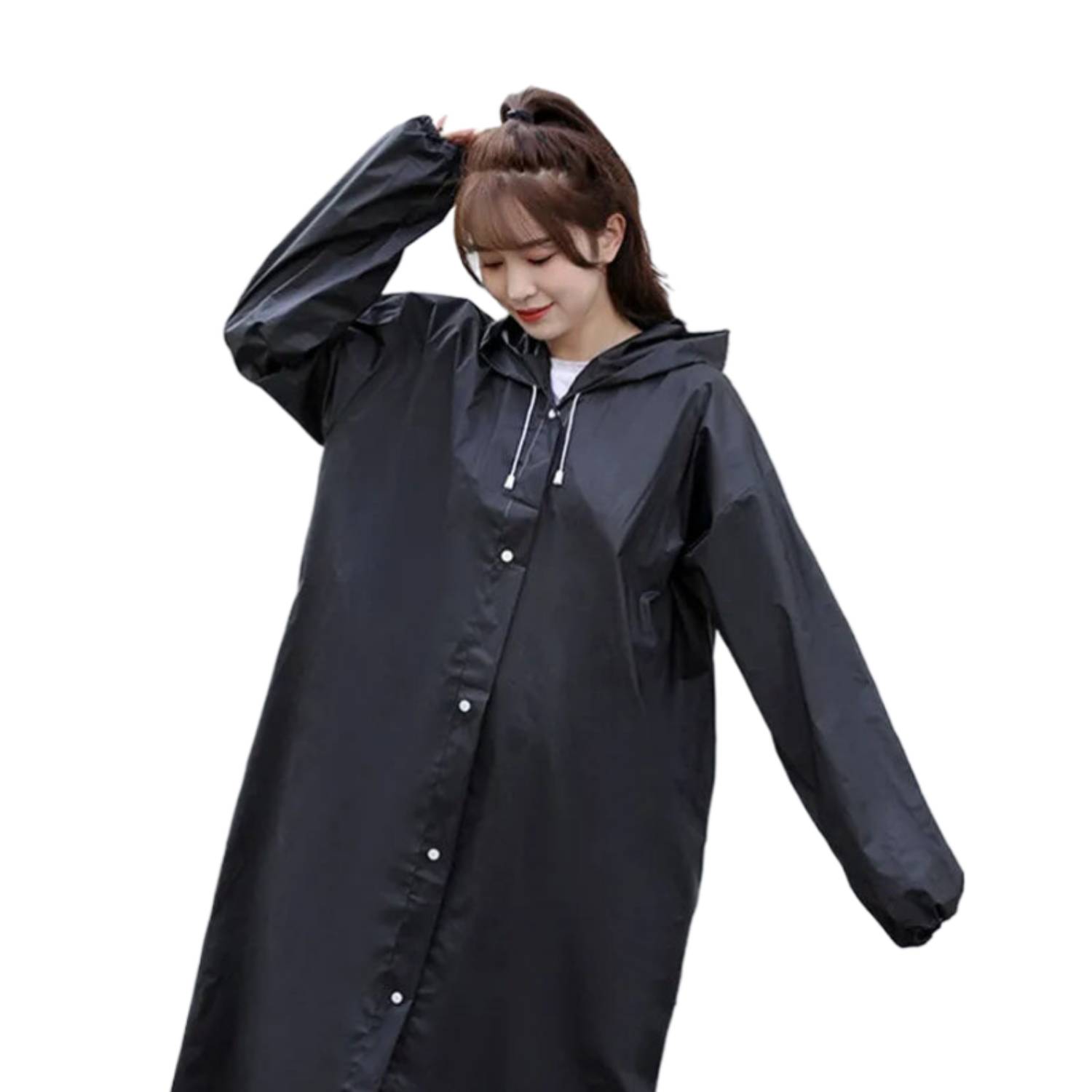 Reusable Raincoat with Hood 7
