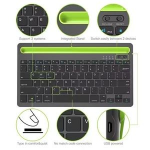 Compact Wireless Keyboard with Touchpad 3