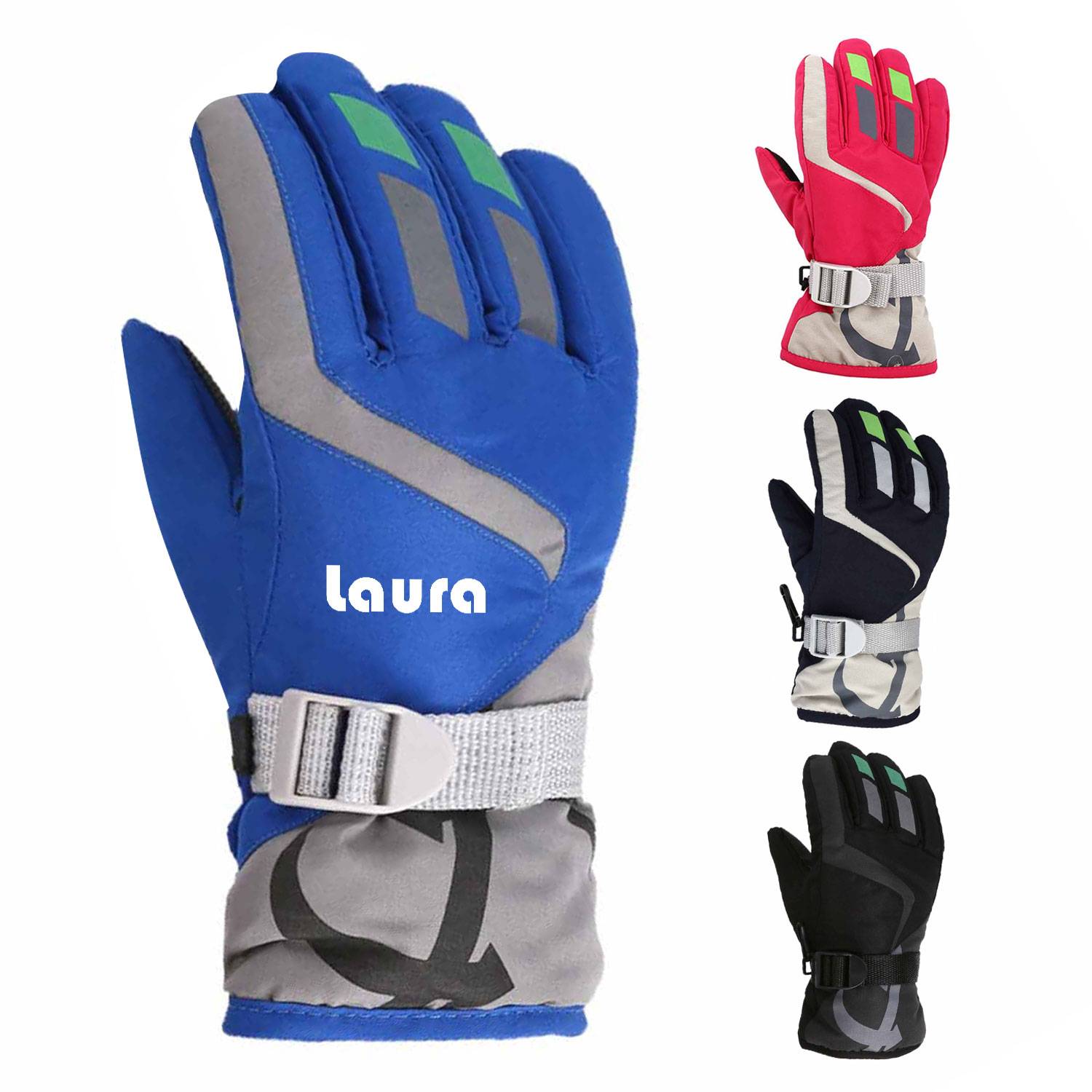 Outdoor children's riding ski gloves