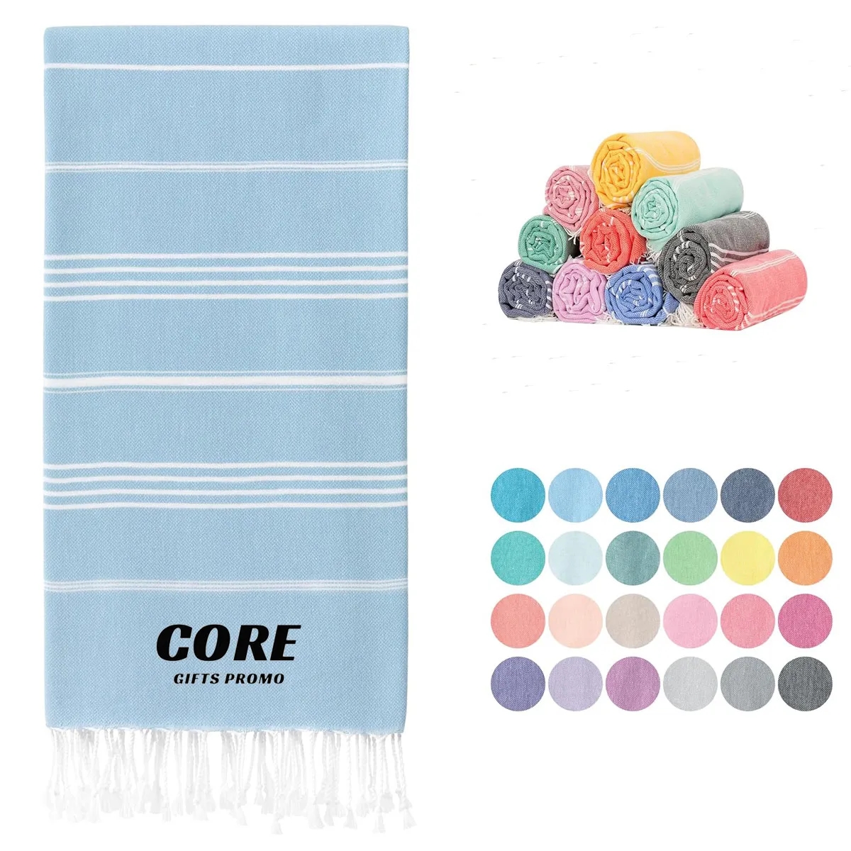 Turkish Cotton Beach Towel 1