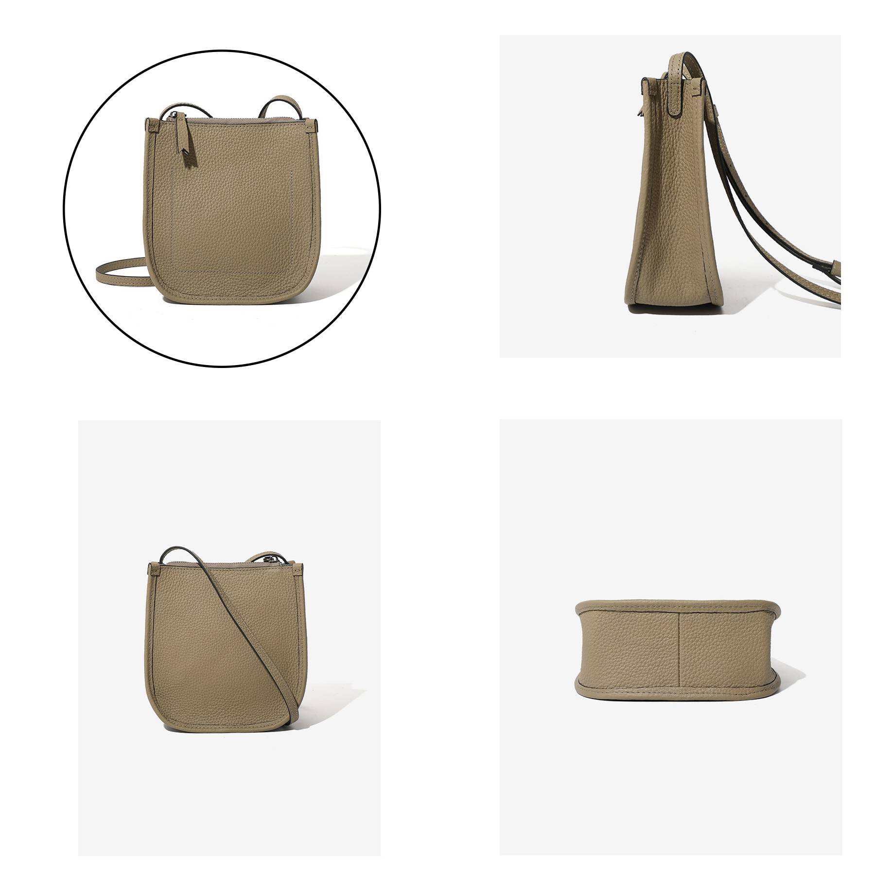 Genuine Leather Stylish and versatile cross-body bag 7