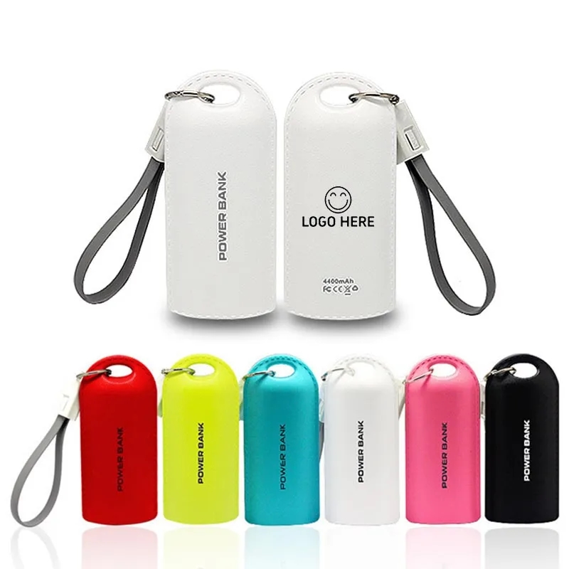 PU Leather Keychain Power Bank 2