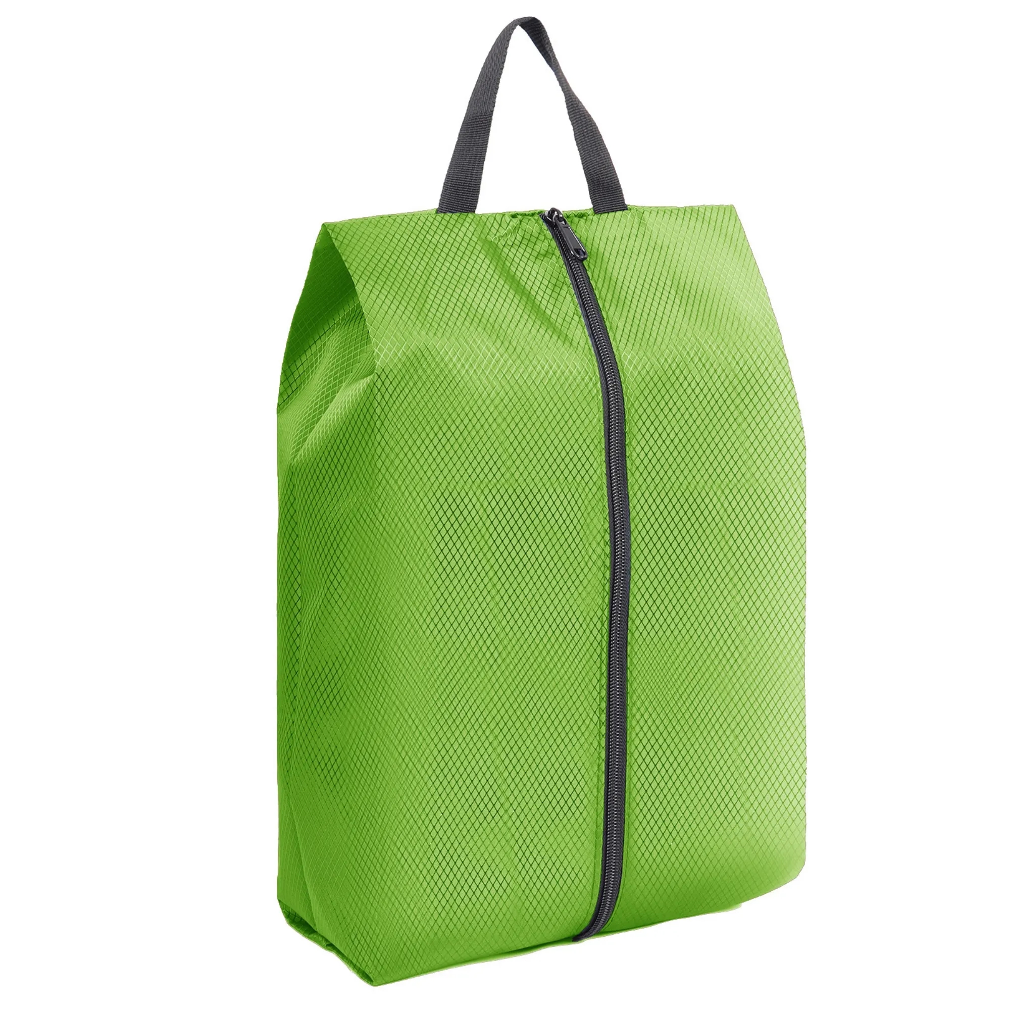 Waterproof Diamond-Lattice Nylon Handheld Shoe Storage Bag 12