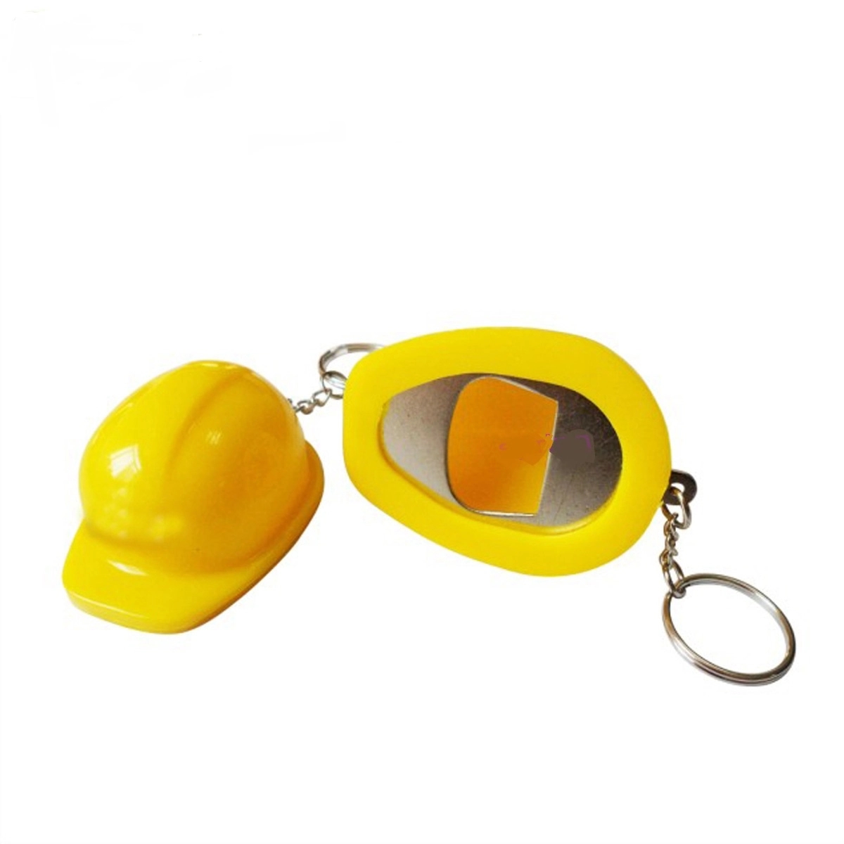 Safe Helmet Shape Bottle Opener Keychain 2