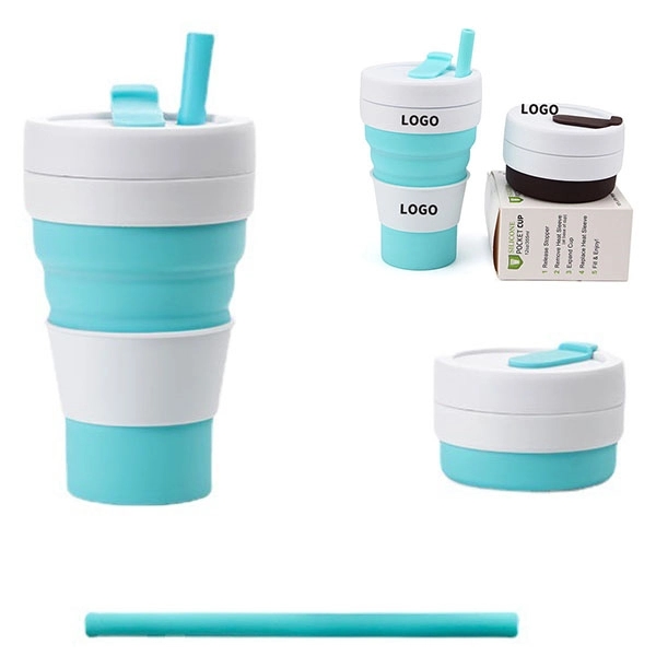Folding Travel Silicone Water Cup 3