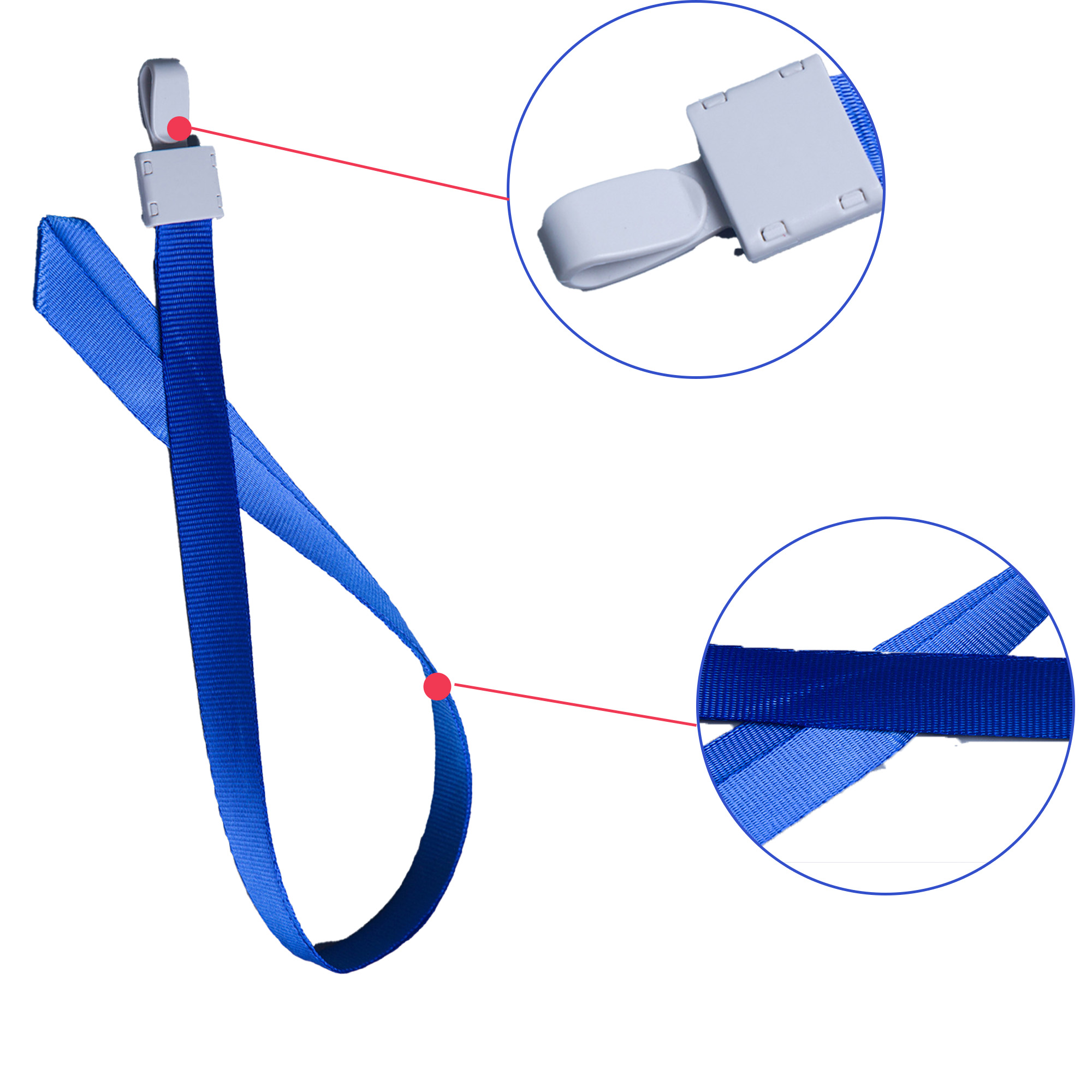 MOQ 50 Customizable Name Tag Lanyard 2