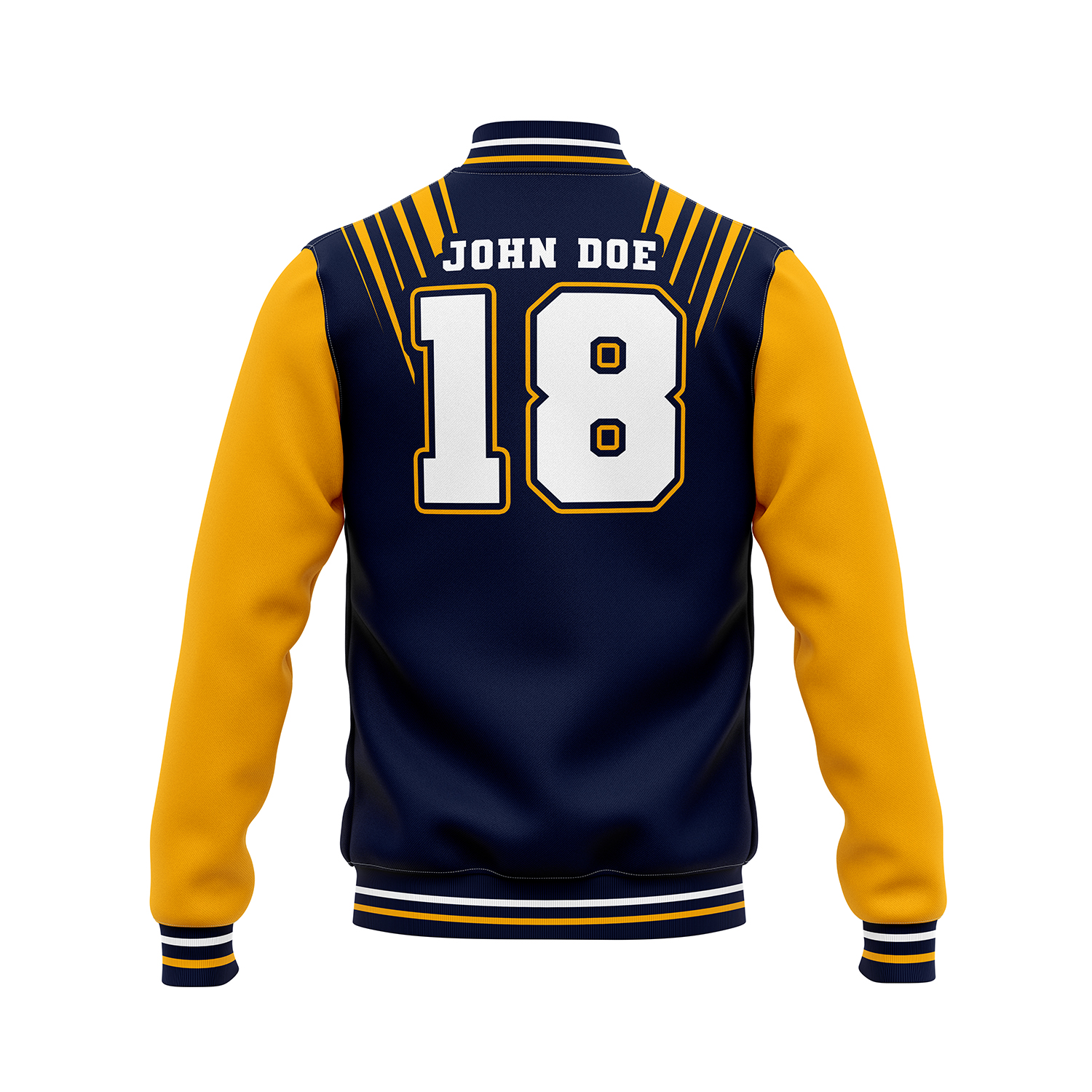 Unisex Sublimation Varsity Jacket With Cotton Inner Lining 2