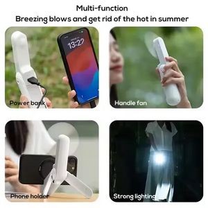 Dual-head Rechargeable Portable Foldable Mini Fan 10