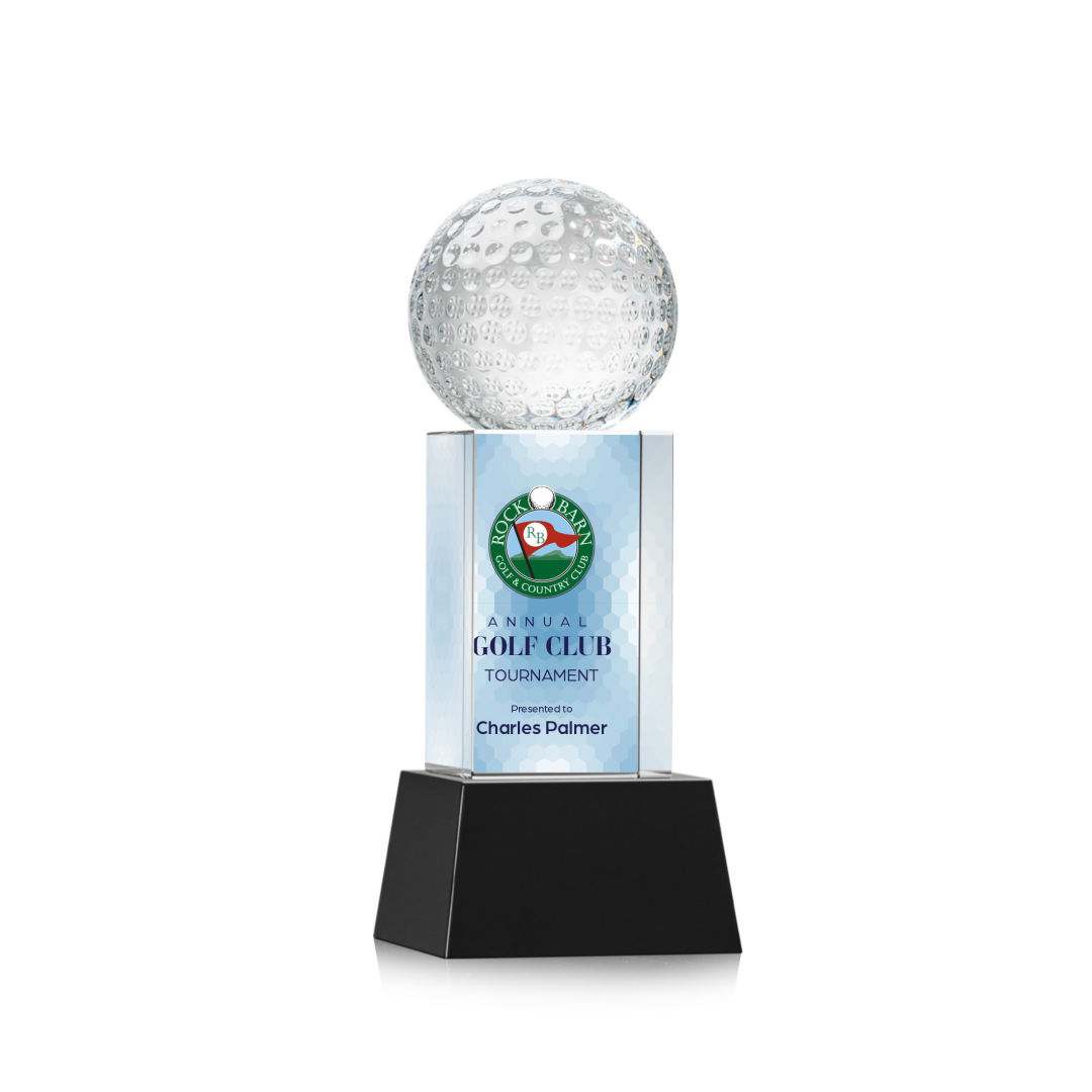 Golf Ball VividPrint™ Award on Belcroft - Black 5