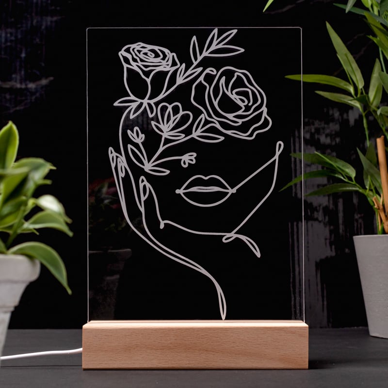 Custom LED Acrylic Light Stands 6