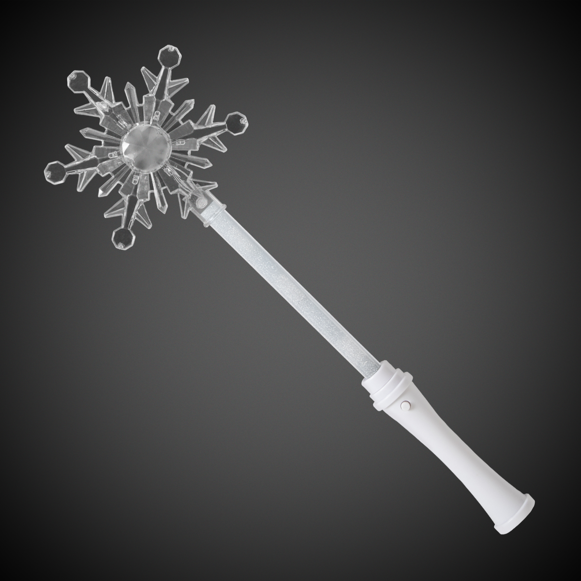 15" Light Up LED Glow Snowflake Wand 2