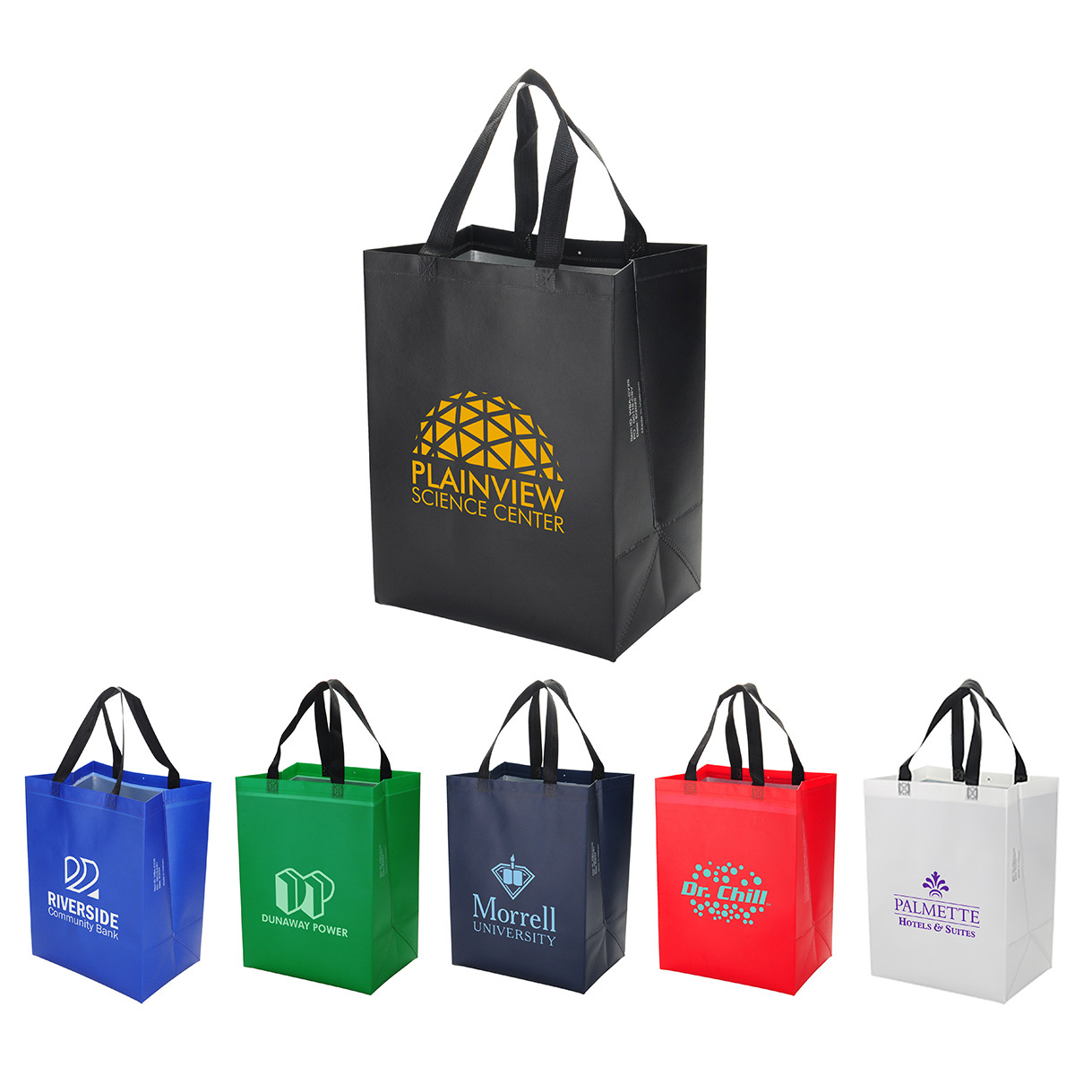 Calypso 75GSM Recycled Non-Woven Polypropylene Heat-Sealed Insulated Tote 32