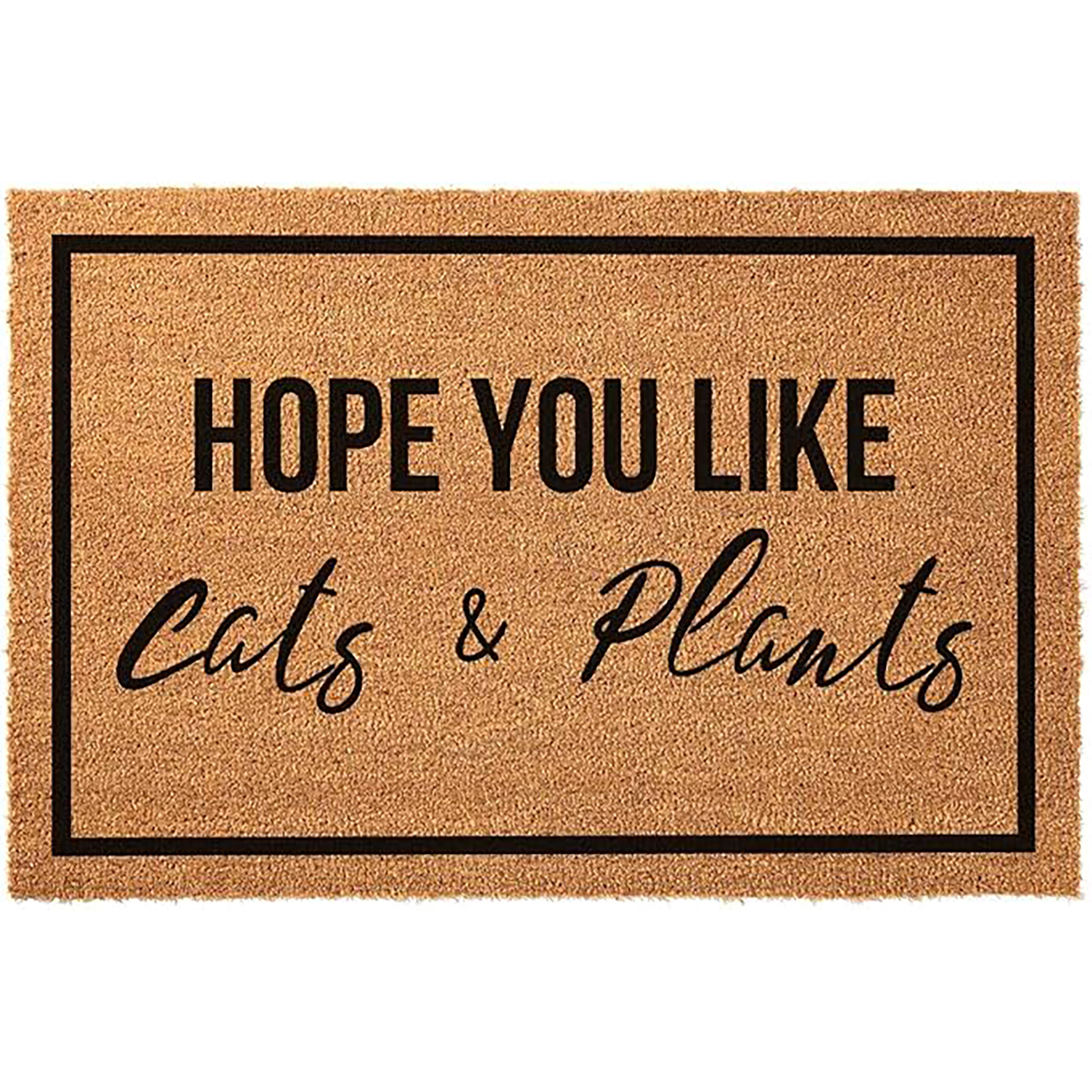 Coconut Shell Fiber Door Mat, Customizable 5