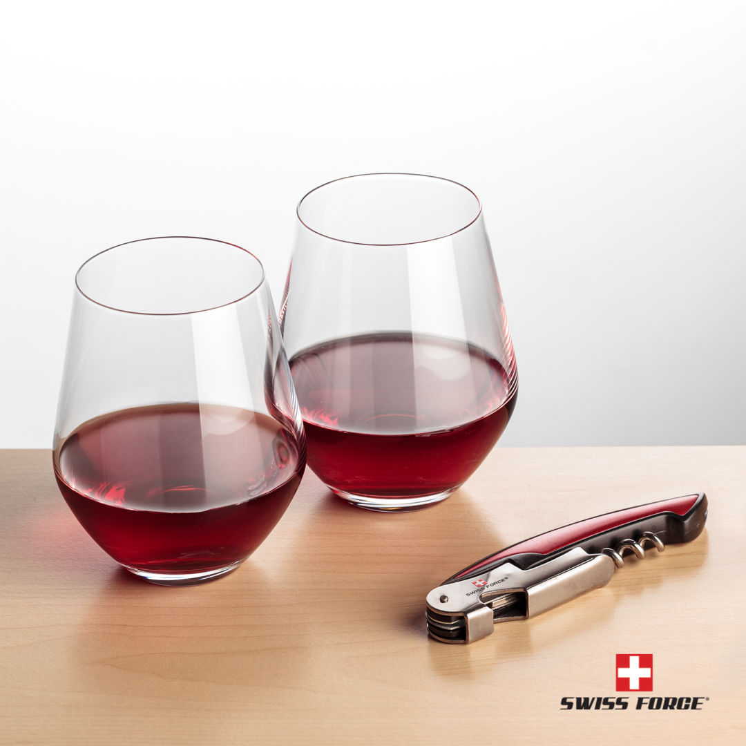 Swiss Force® Opener & Reina Stemless Wine 8