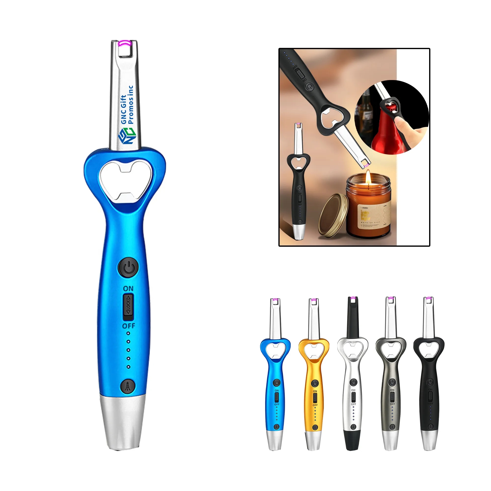 Candle LED Lighter with Bottle Opener 5